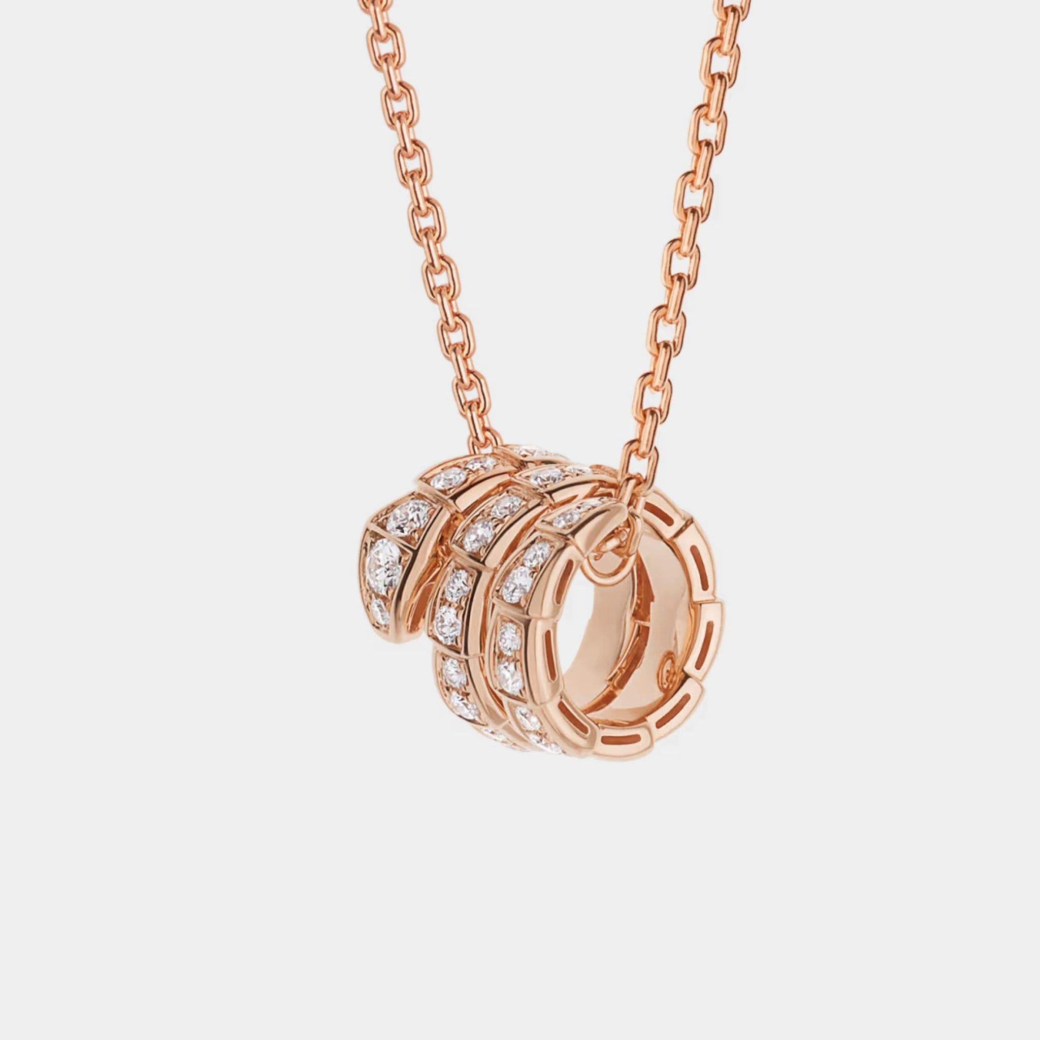 Serpenti Viper Diamond Pendant Necklace