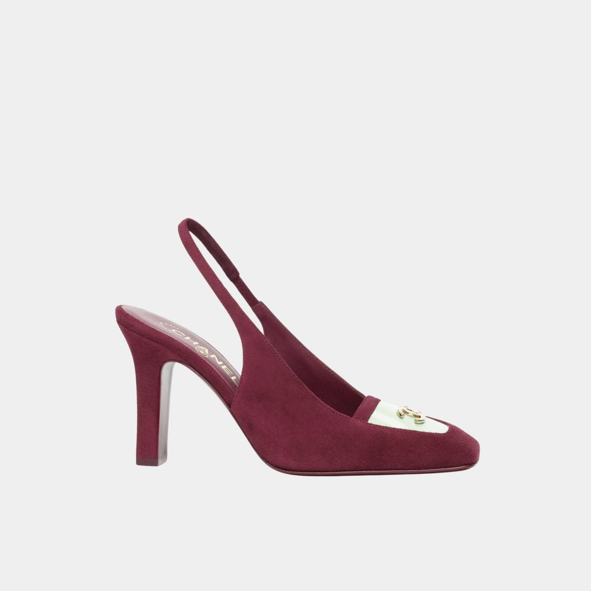 Slingbacks Suede Kidskin & Patent Calfskin