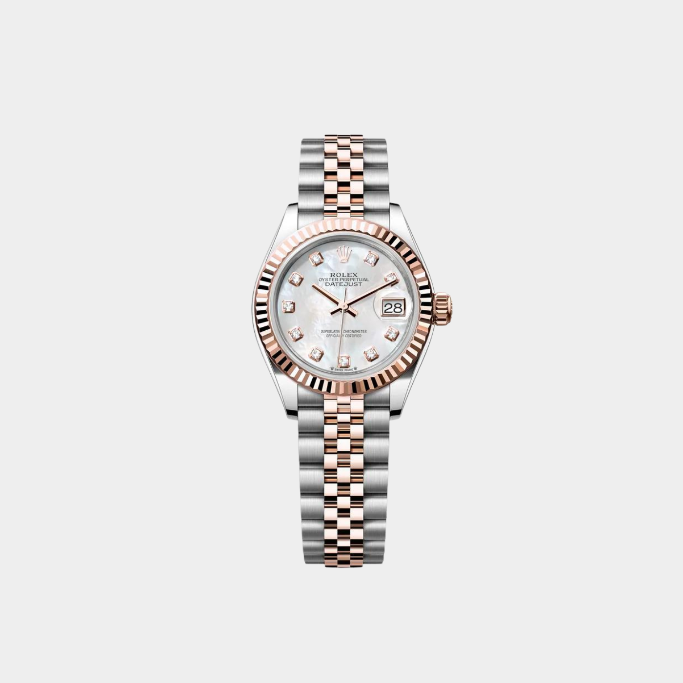 Rolex Lady Datejust 28 Mother Of Pearl Diamond Watch 279171 Sands UAE