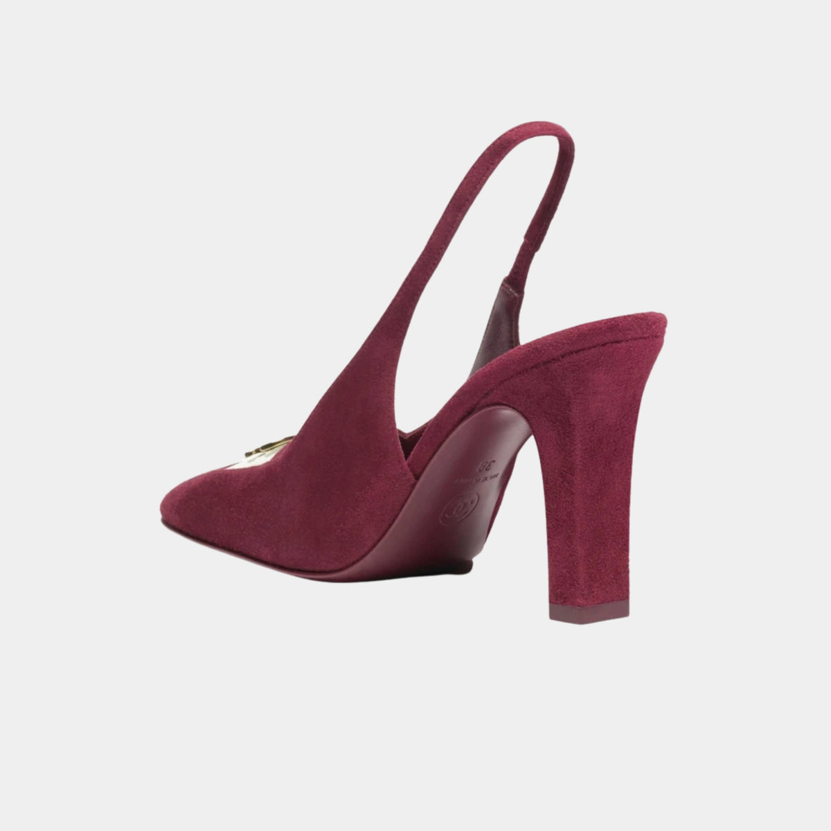 Slingbacks Suede Kidskin & Patent Calfskin