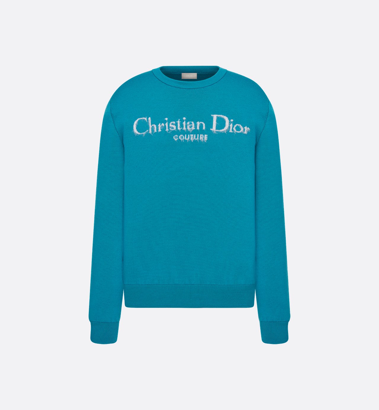 Christian Dior Couture Sweater Blue Wool Blend Sands