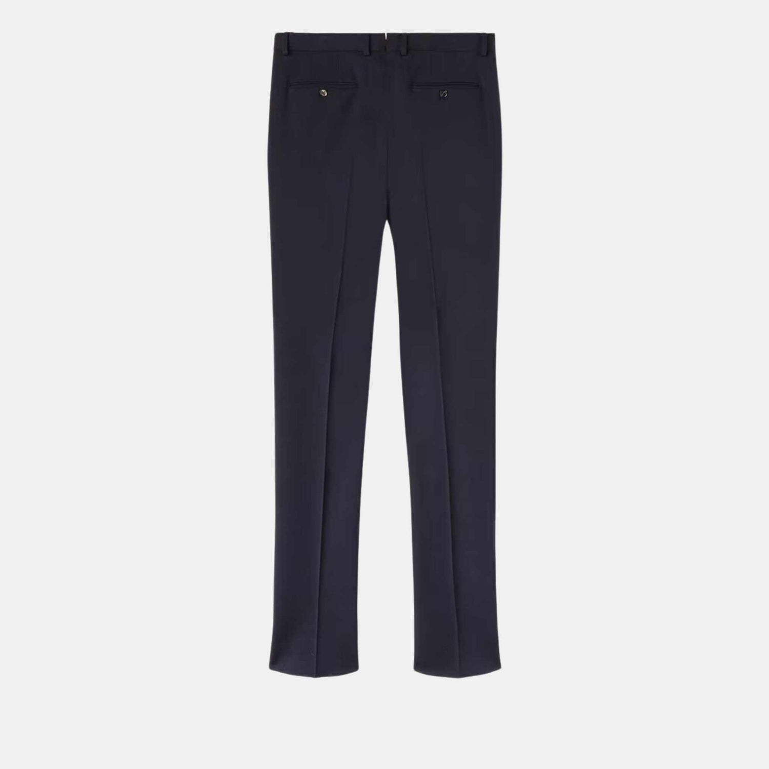 Loro Piana International Suit Zelander Wool, Navy Blue, Pants, Back