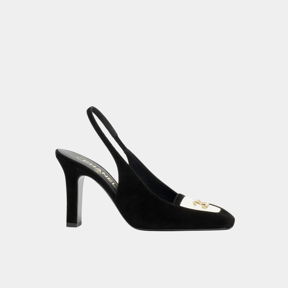 Slingbacks Suede Kidskin & Patent Calfskin
