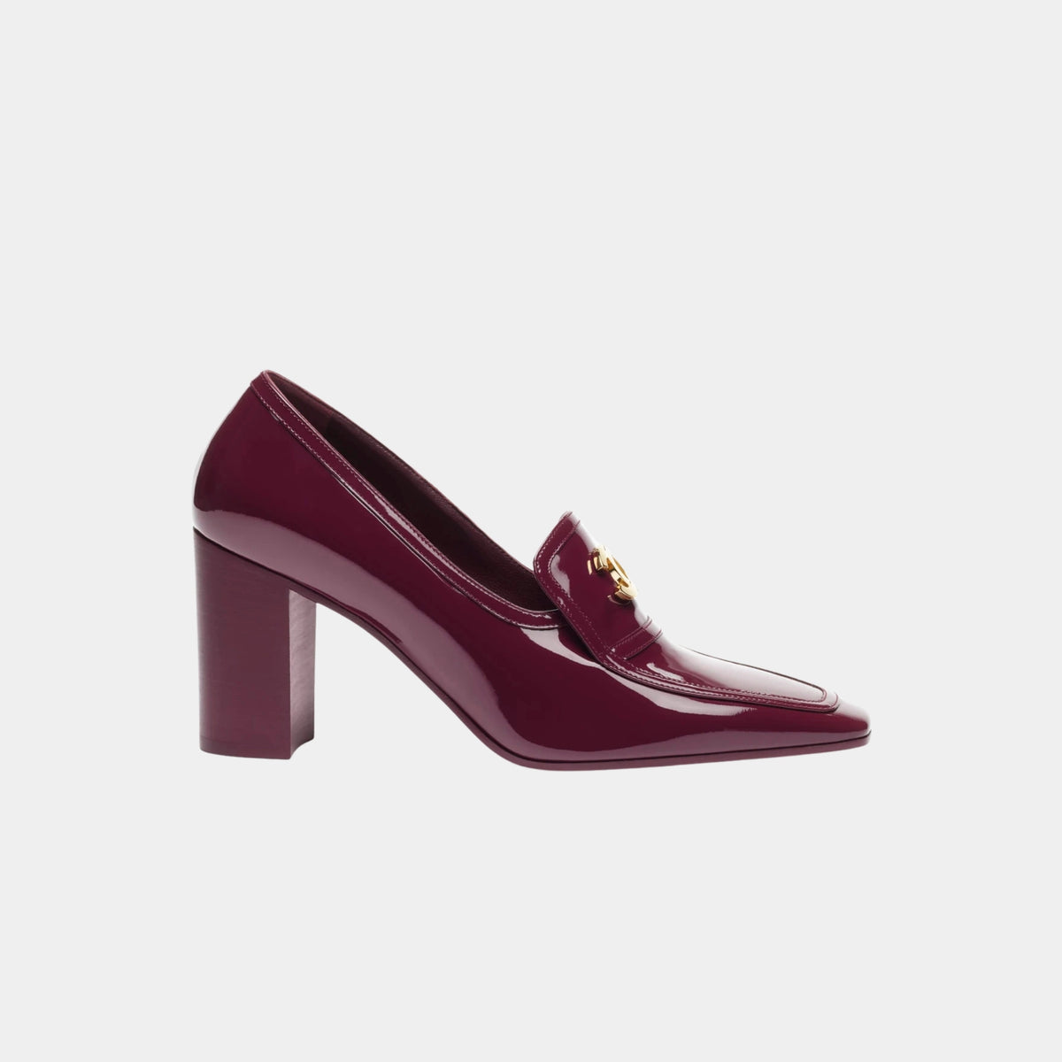 Loafers Patent Calfskin Dark Burgundy