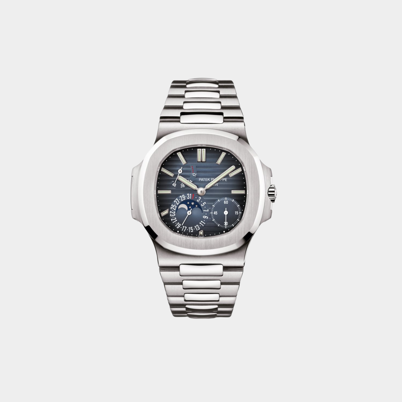 Patek Philippe Nautilus 5712 1A 001 Stainless Steel Moon Phase Pow Sands