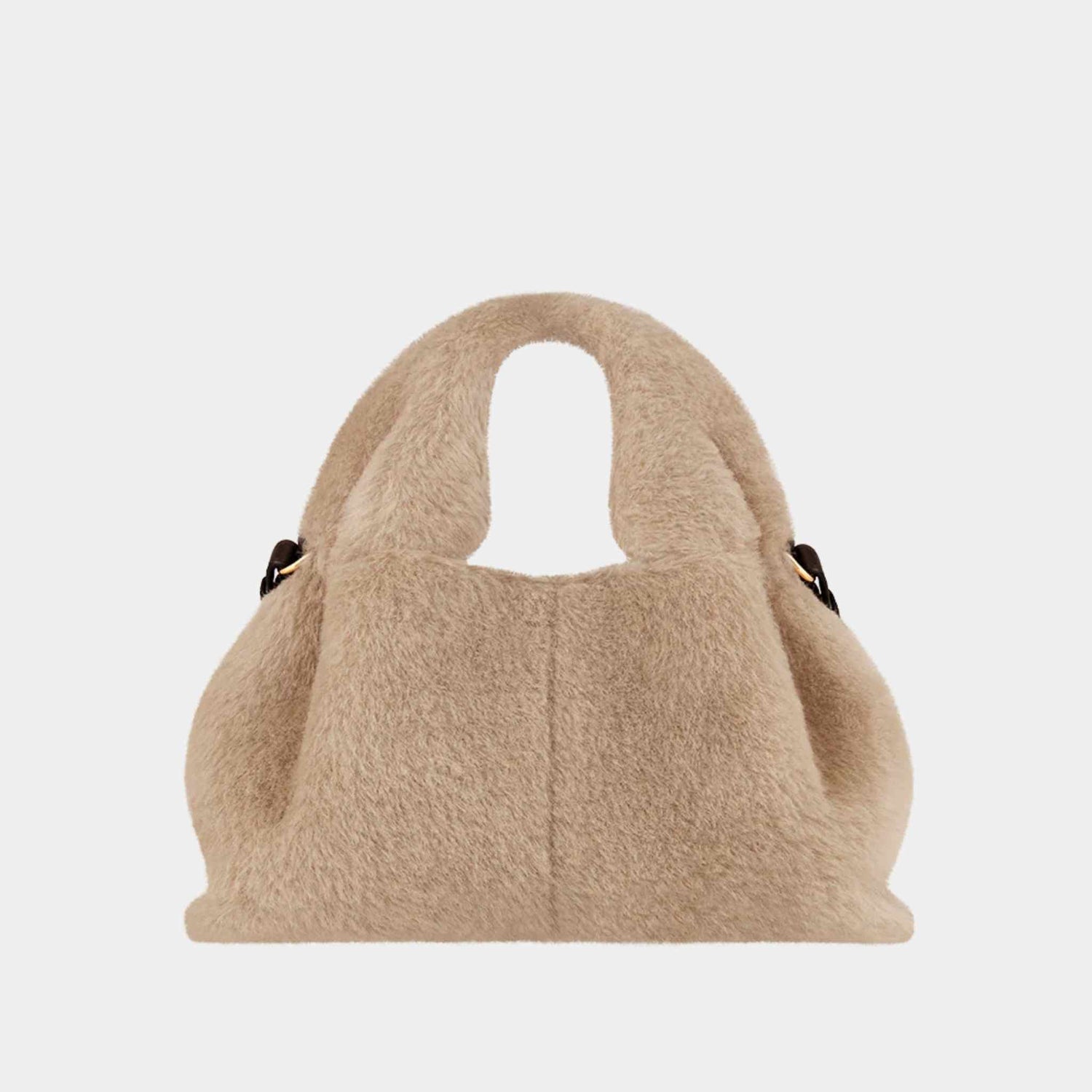 Polene Numero Neuf Mini Handbag Textured Edition Alpaca Front