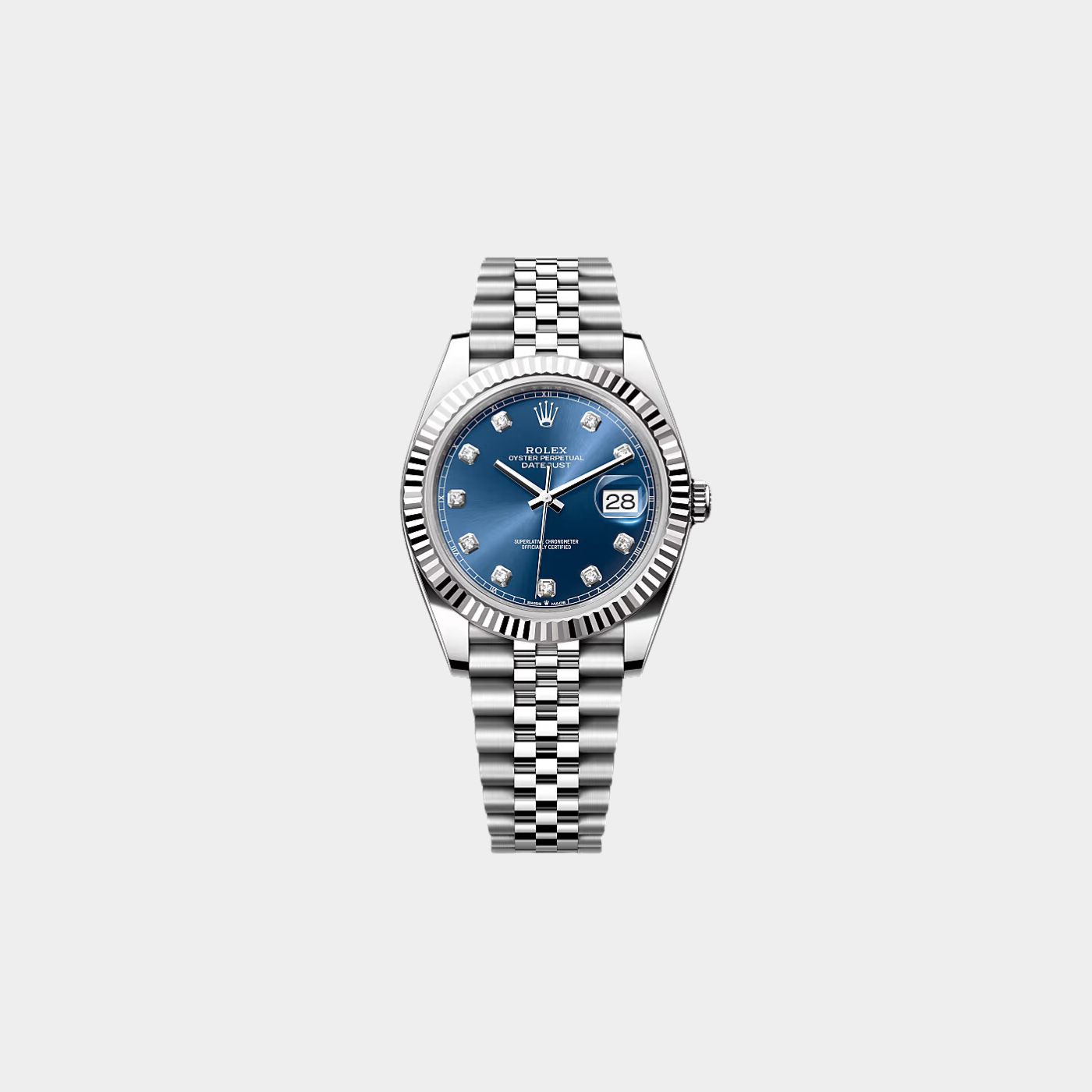 Rolex Datejust 41 Blue Diamond Dial 126334 Sands