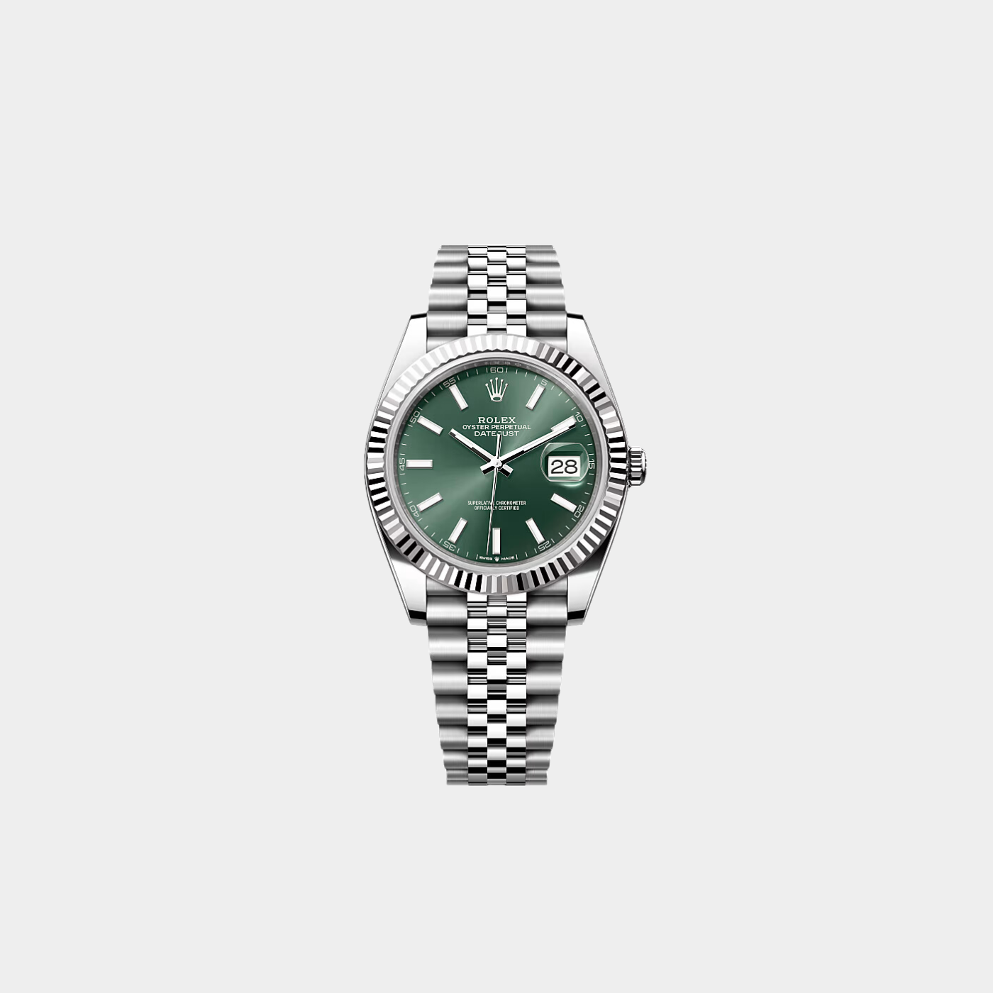 Datejust 41 green best sale