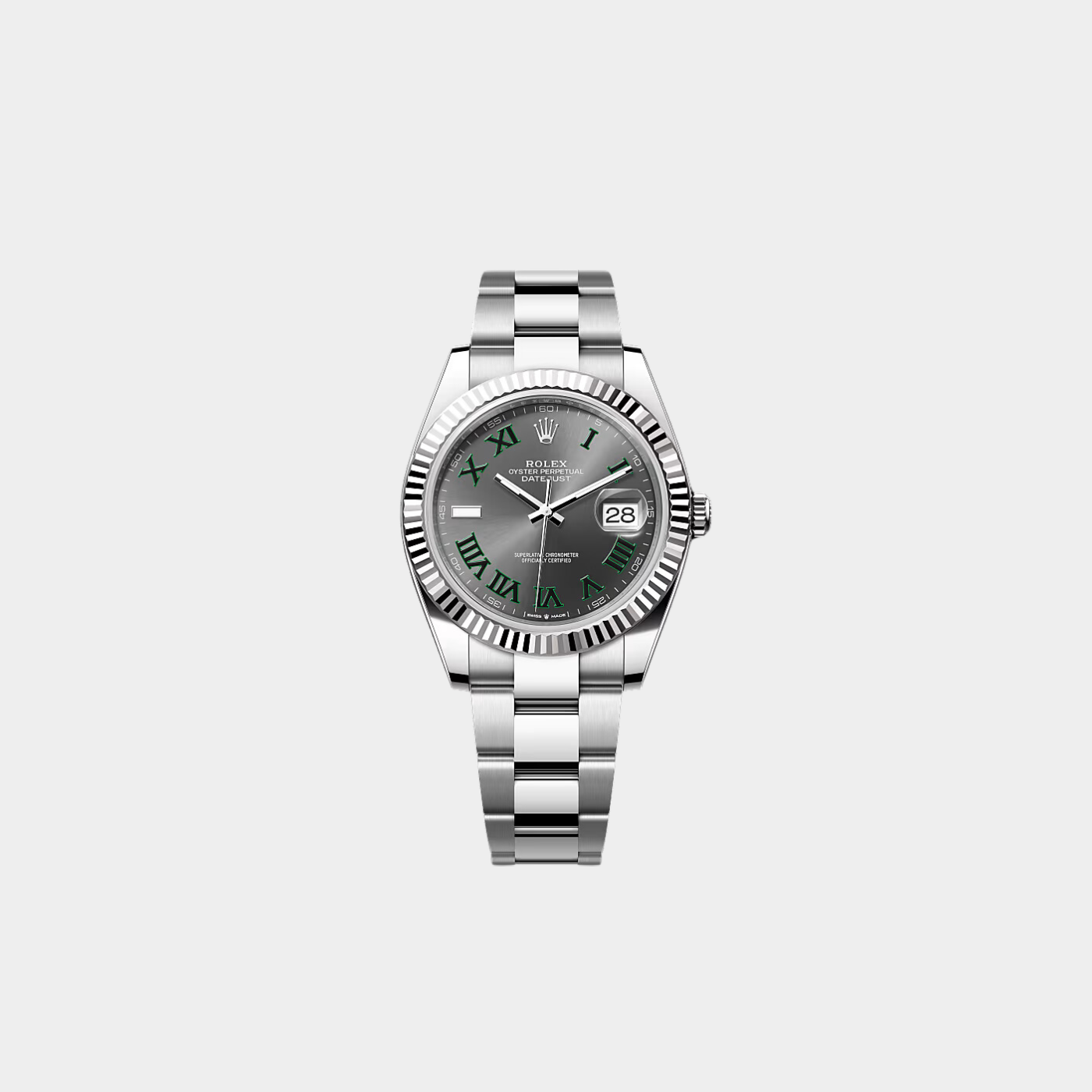Rolex Datejust 41 Grey Dial Men S Watch 126334 0021 Sands