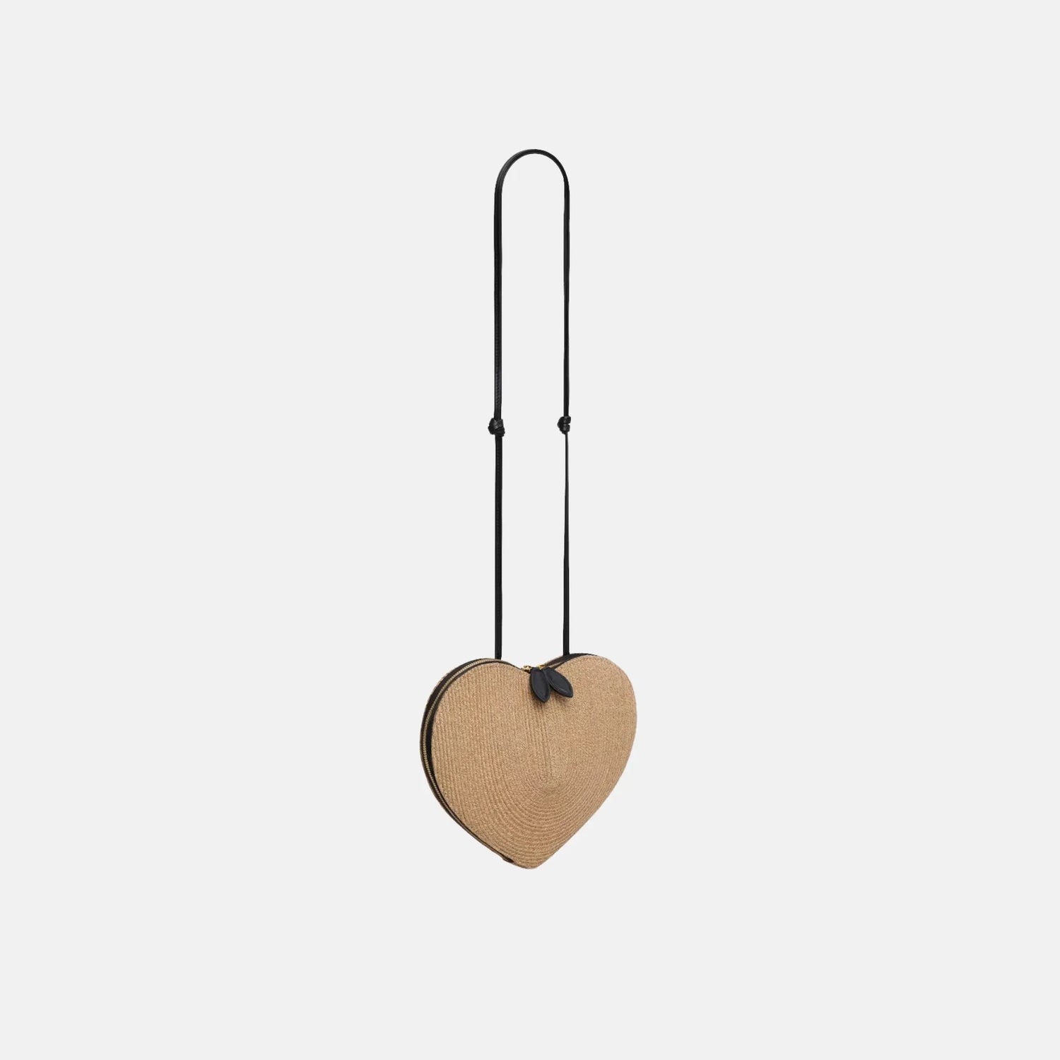 Alaia Le Coeur Heart Bag in Raffia, Side