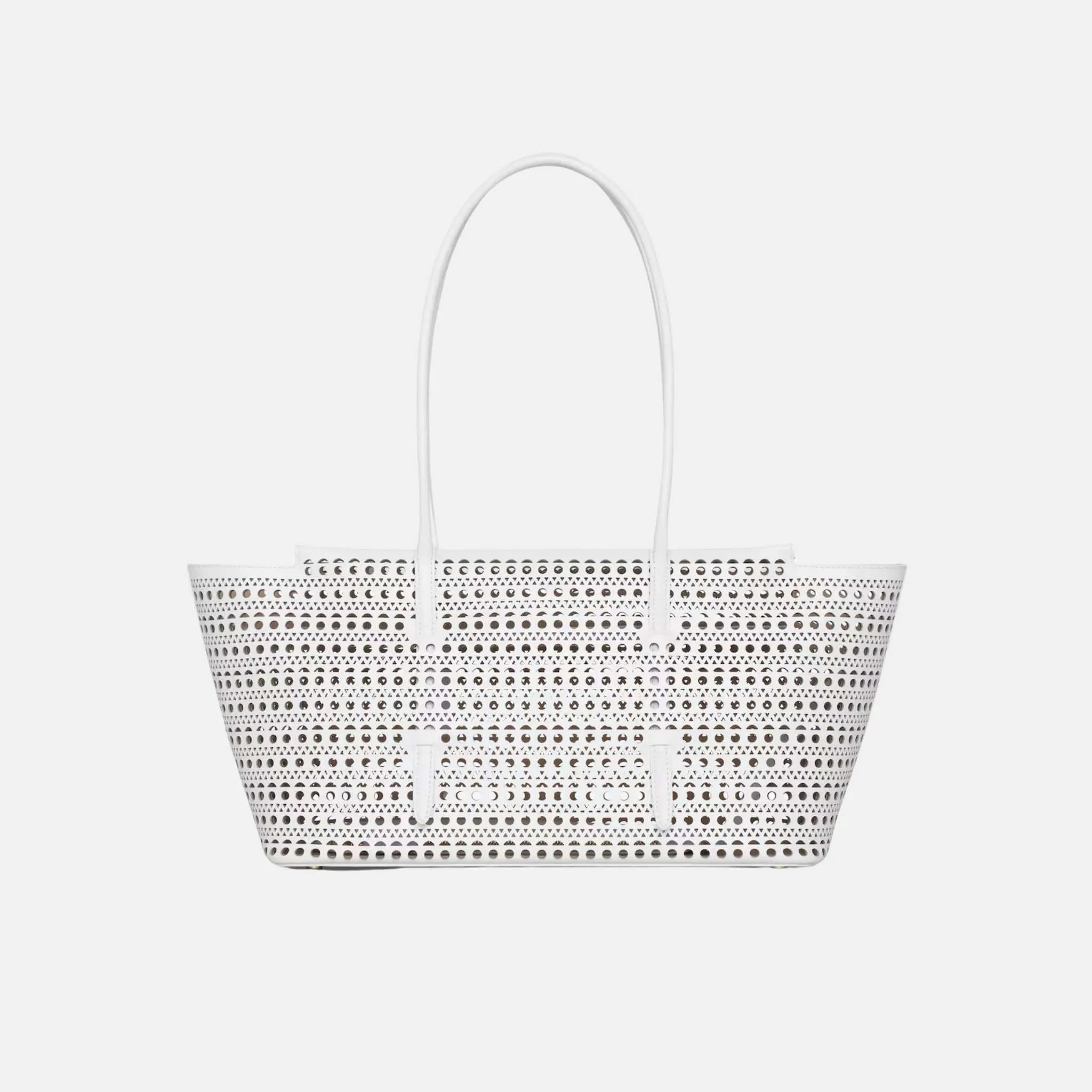 Alaia Neo Mina 32 Bag In Vienne Calfskin, Front