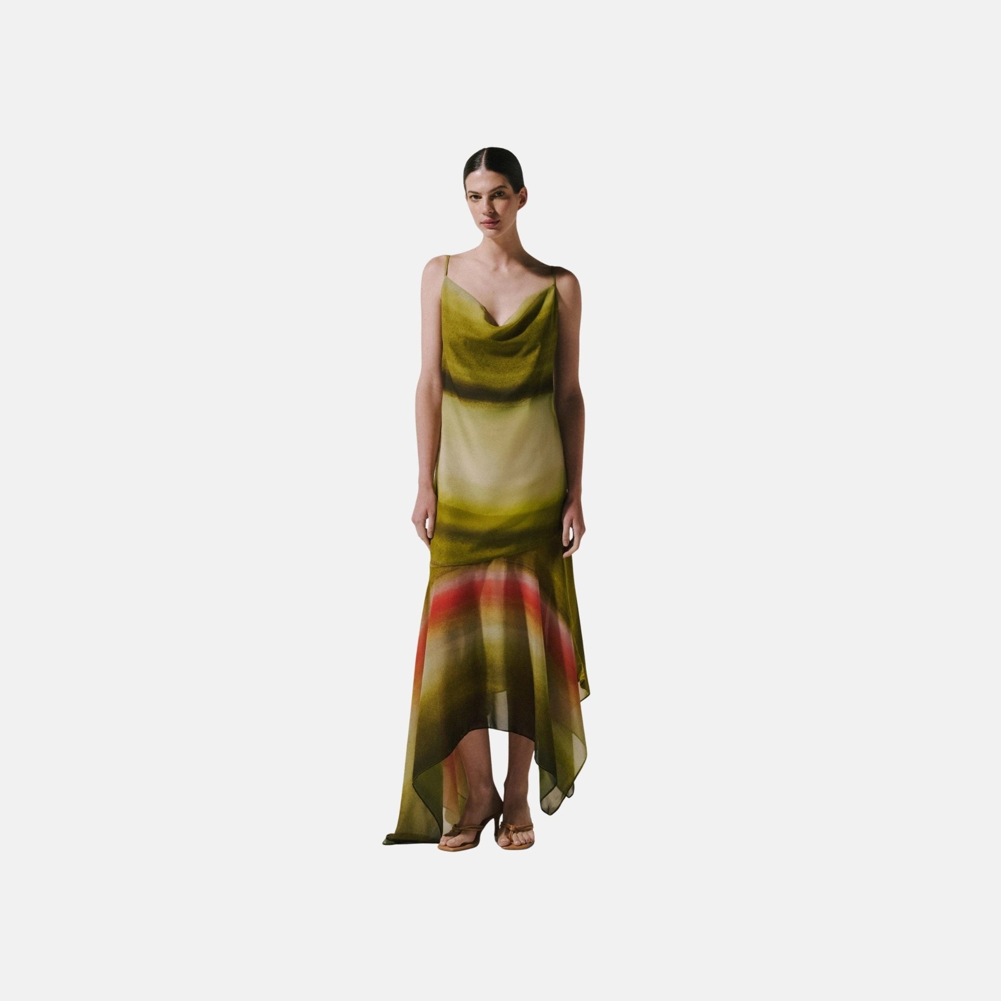 Baobab Carlota Maxi Dress, Model Front