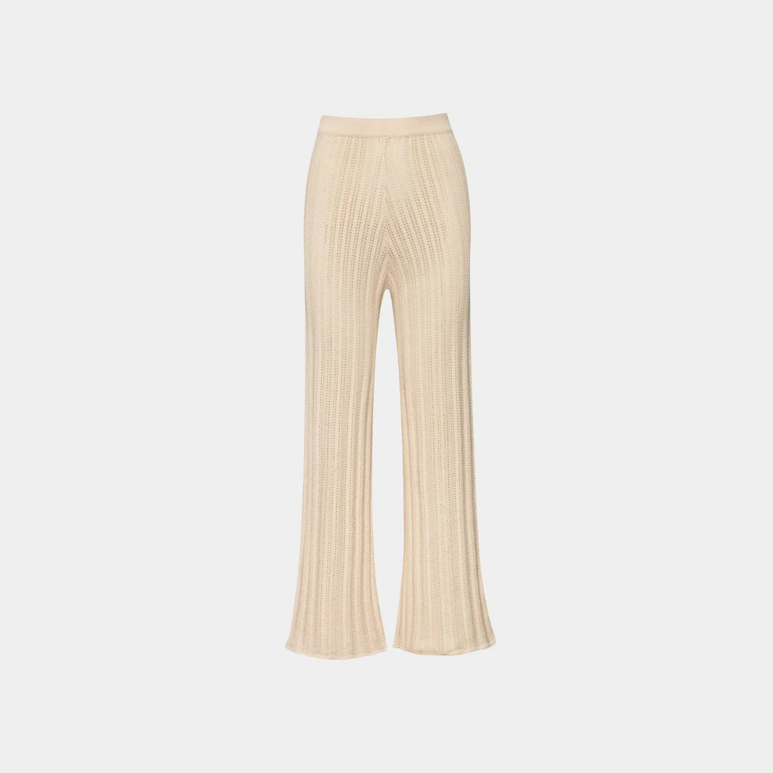 Baobab Clarissa Pants in Knit Fabric, Ivory, Front