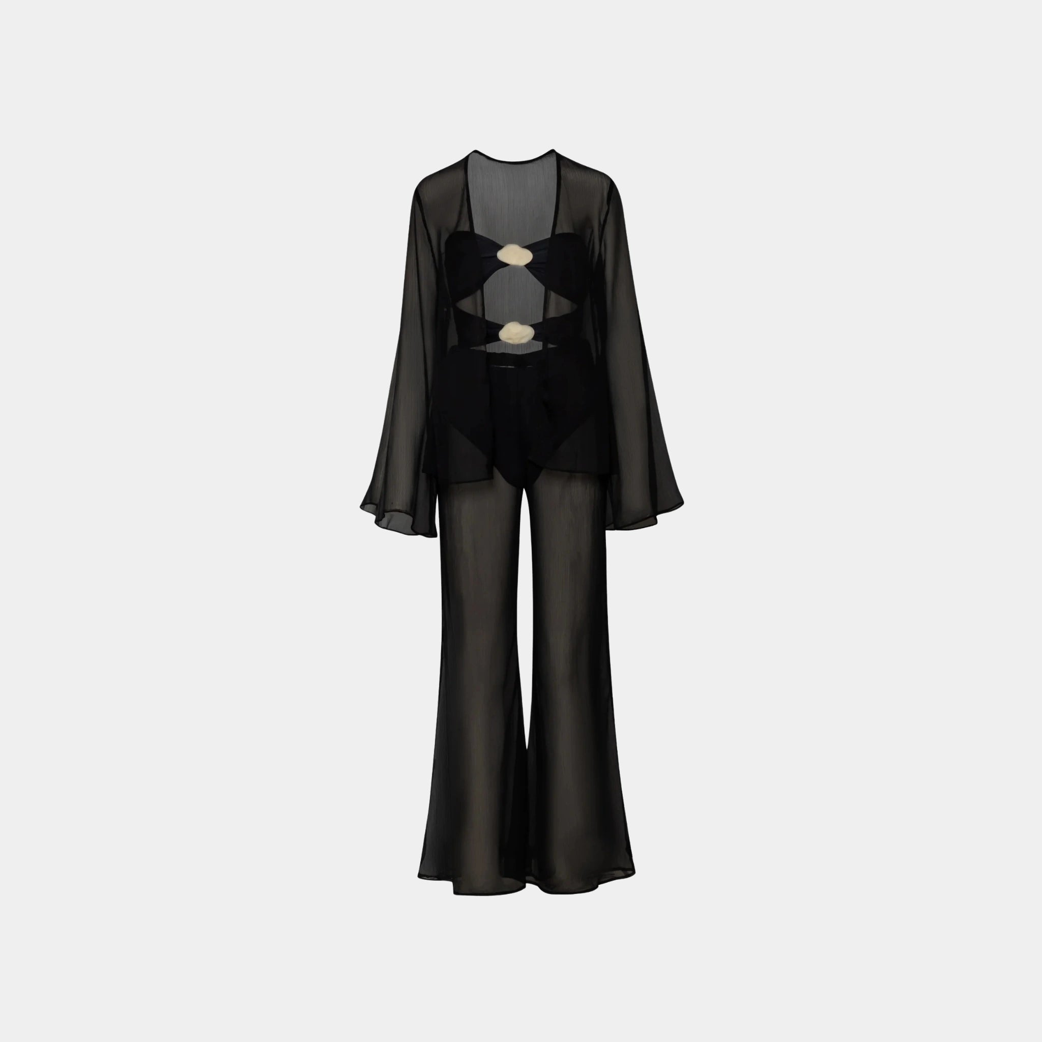 Baobab Gem Pants, Black, Front