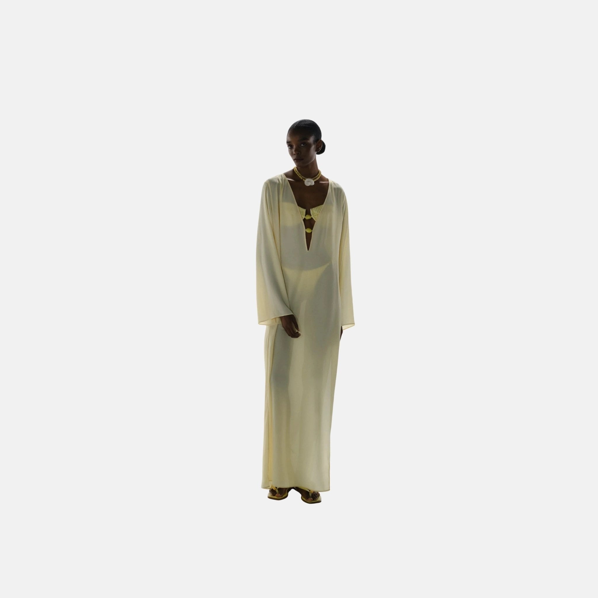 Baobab Luna Maxi Cover Up, Model Front