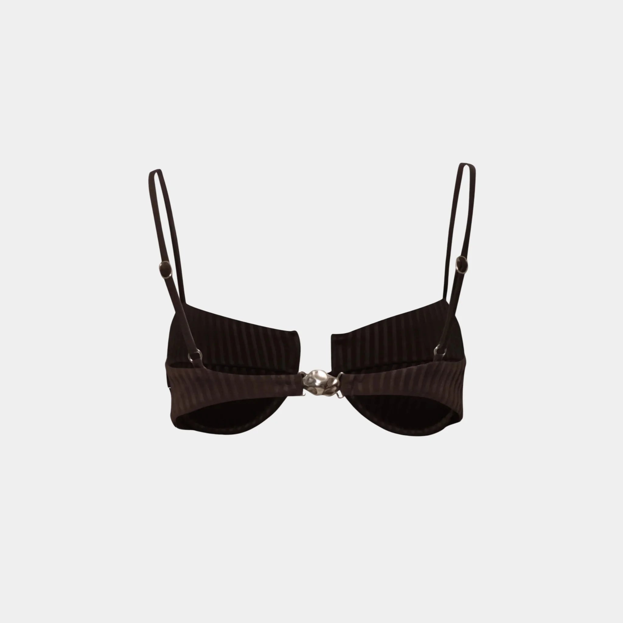 Baobab Roma Bikini Top, Cocoa, Back