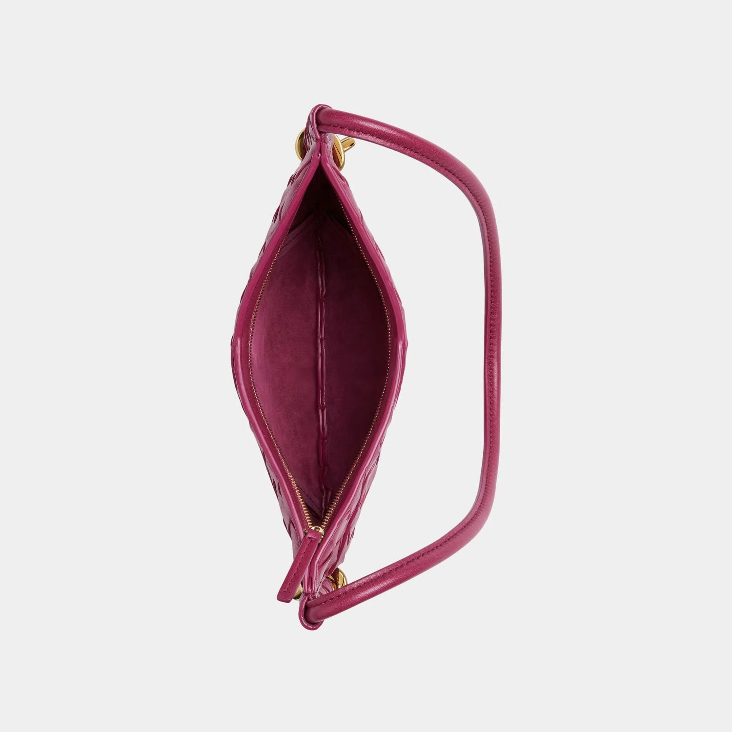 Bottega Veneta Baby Solstice Intrecciato Leather Bag, Cinnabar, Top