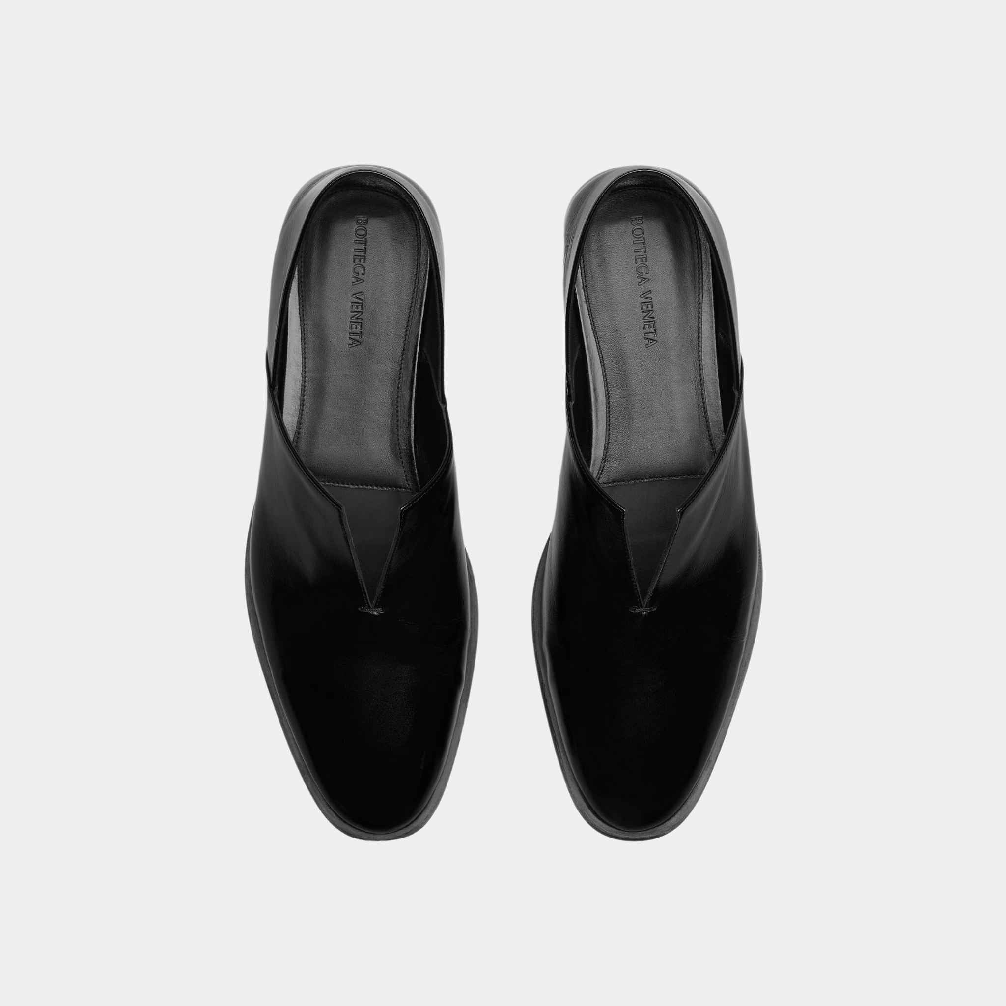 Bottega Veneta Cha-Cha Slipper Calfskin Closed-Back Slipper, Top