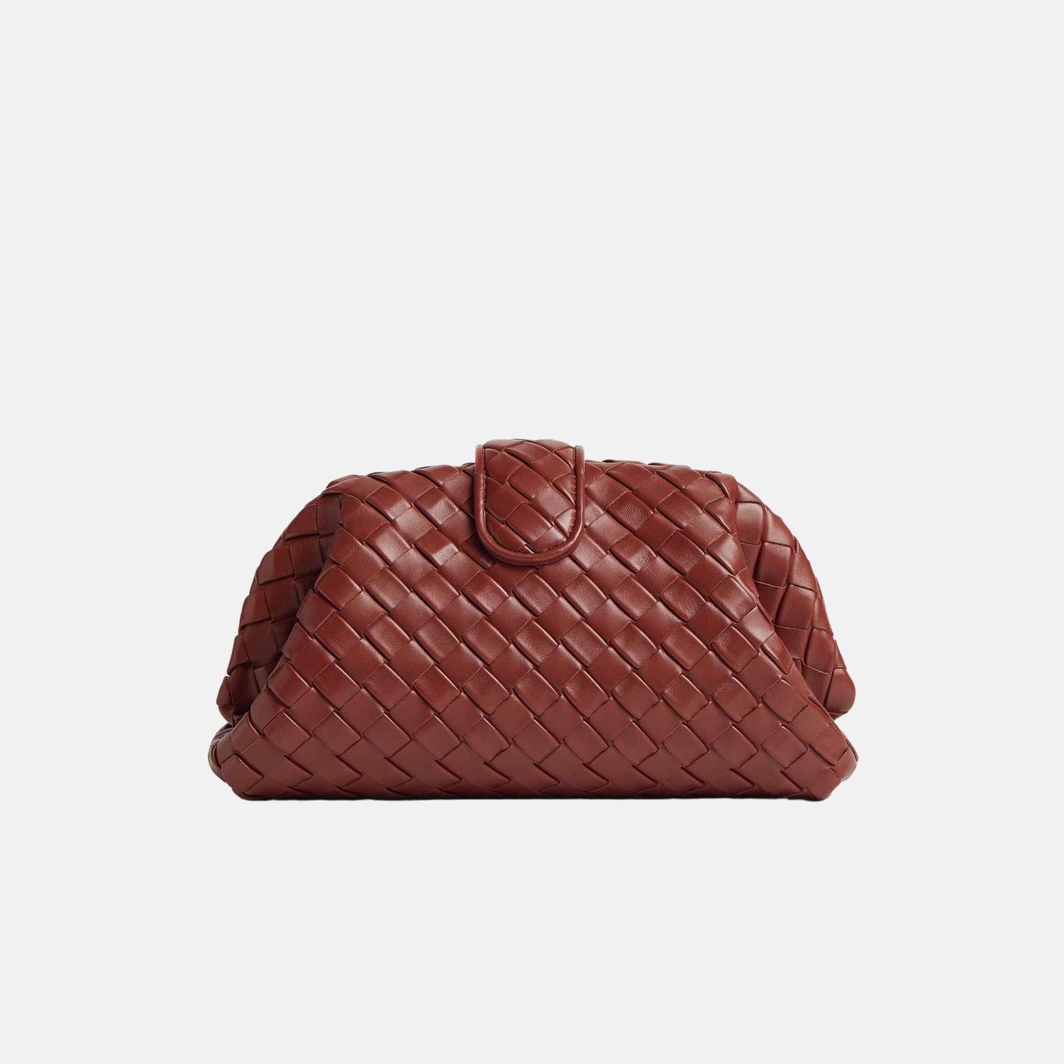 Bottega Veneta Lauren 1980 In Padded Intrecciato Leather, Sapele, Back
