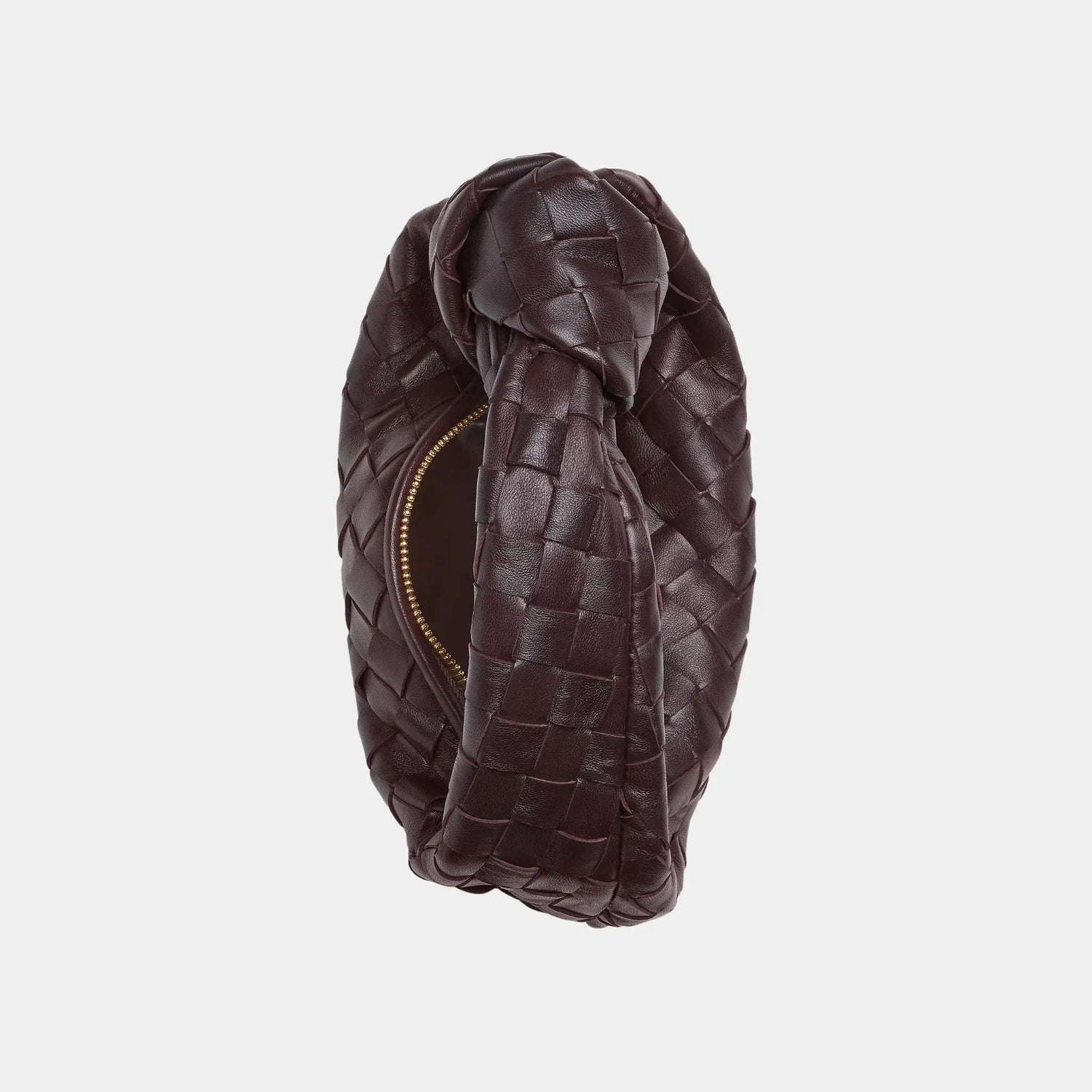 Bottega Veneta Mini Jodie Handbag, Dark Barolo, Top