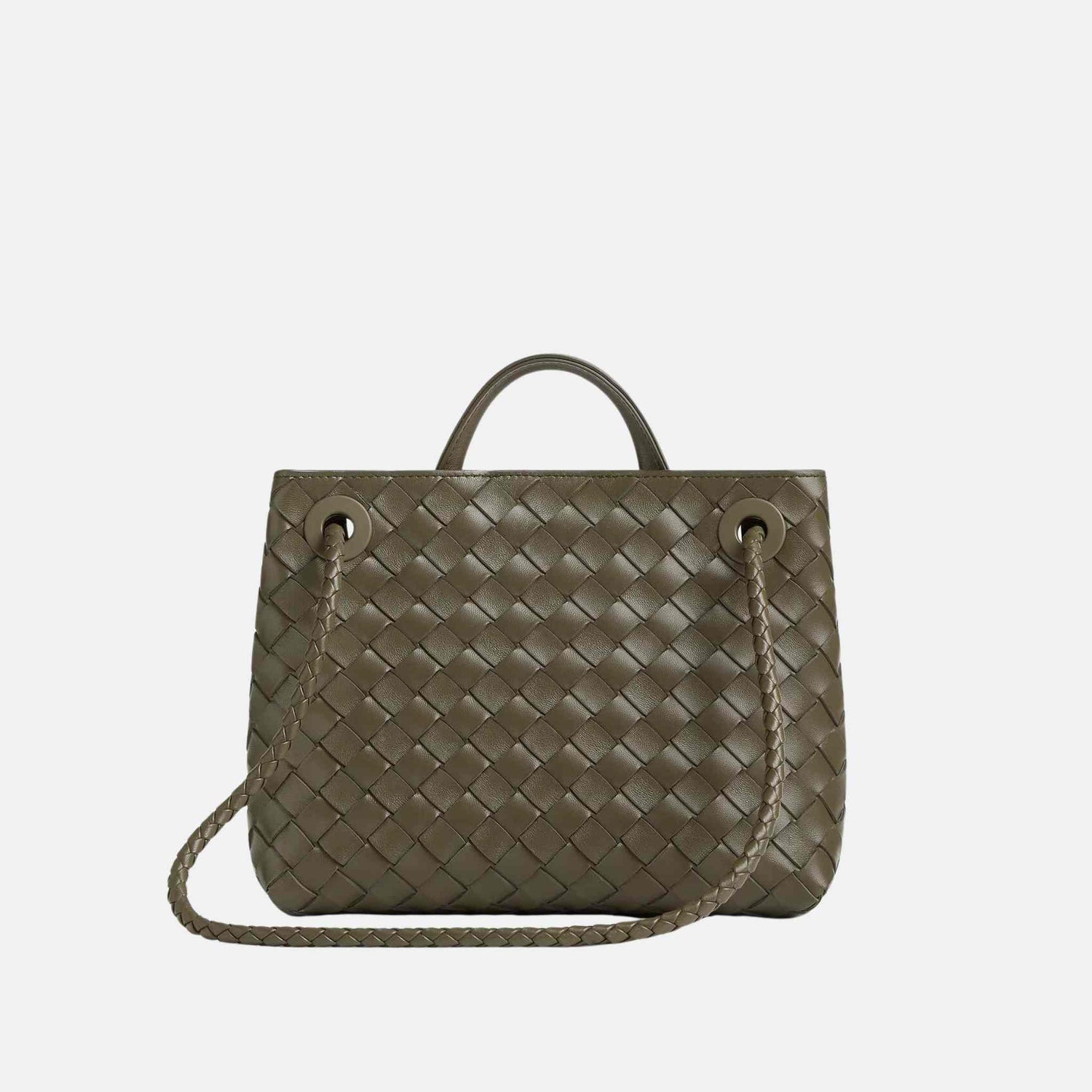 Bottega Veneta Small Andiamo, Cypress, Back