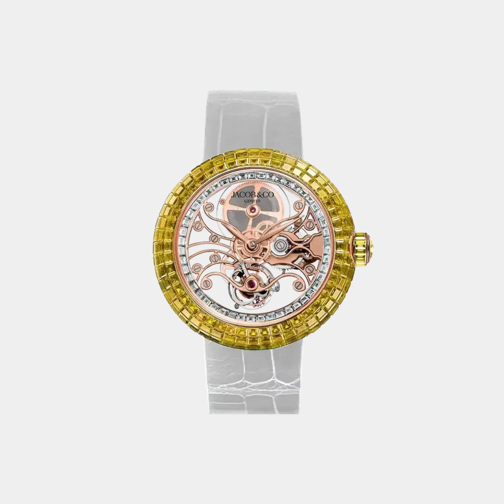 Jacob & Co. Brilliant Skeleton Baguette Rose Gold BT542.40.AA.UA.A