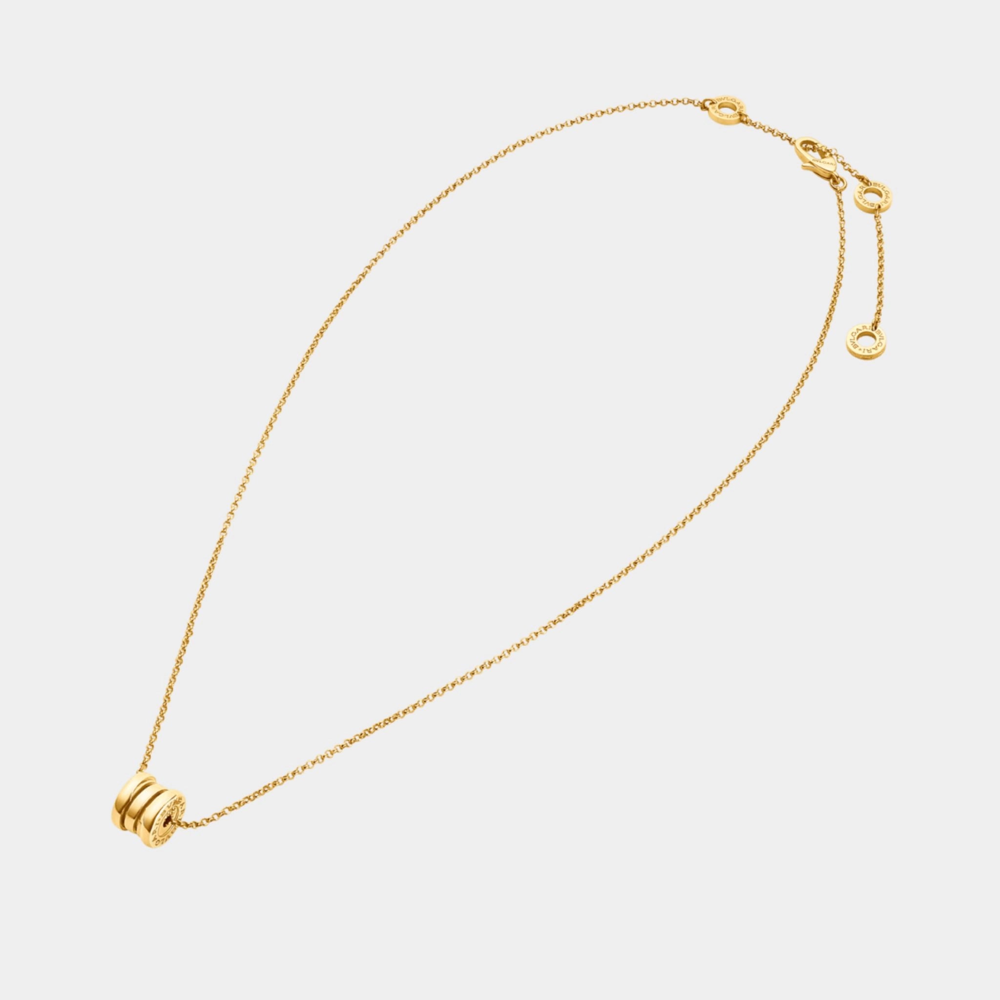 B.zero1 Gold Necklace Mini Pendant, Yellow Gold, Far