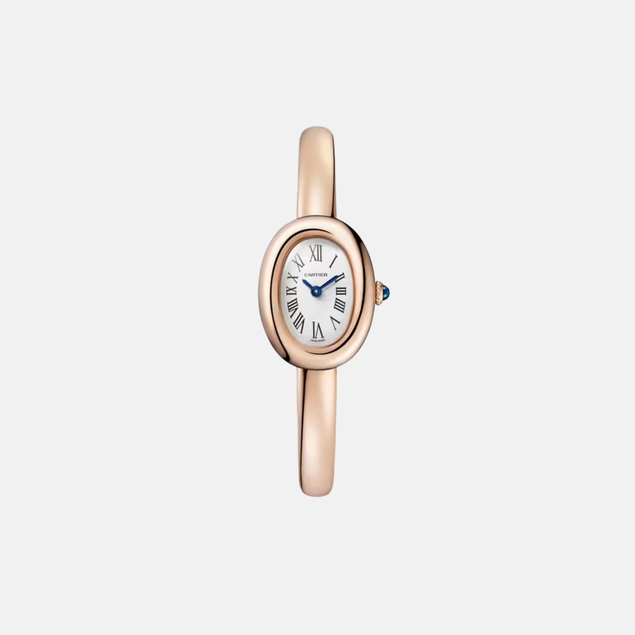 Cartier Baignoire Mini 18K Rose Gold Size 17 WGBA0051, Front