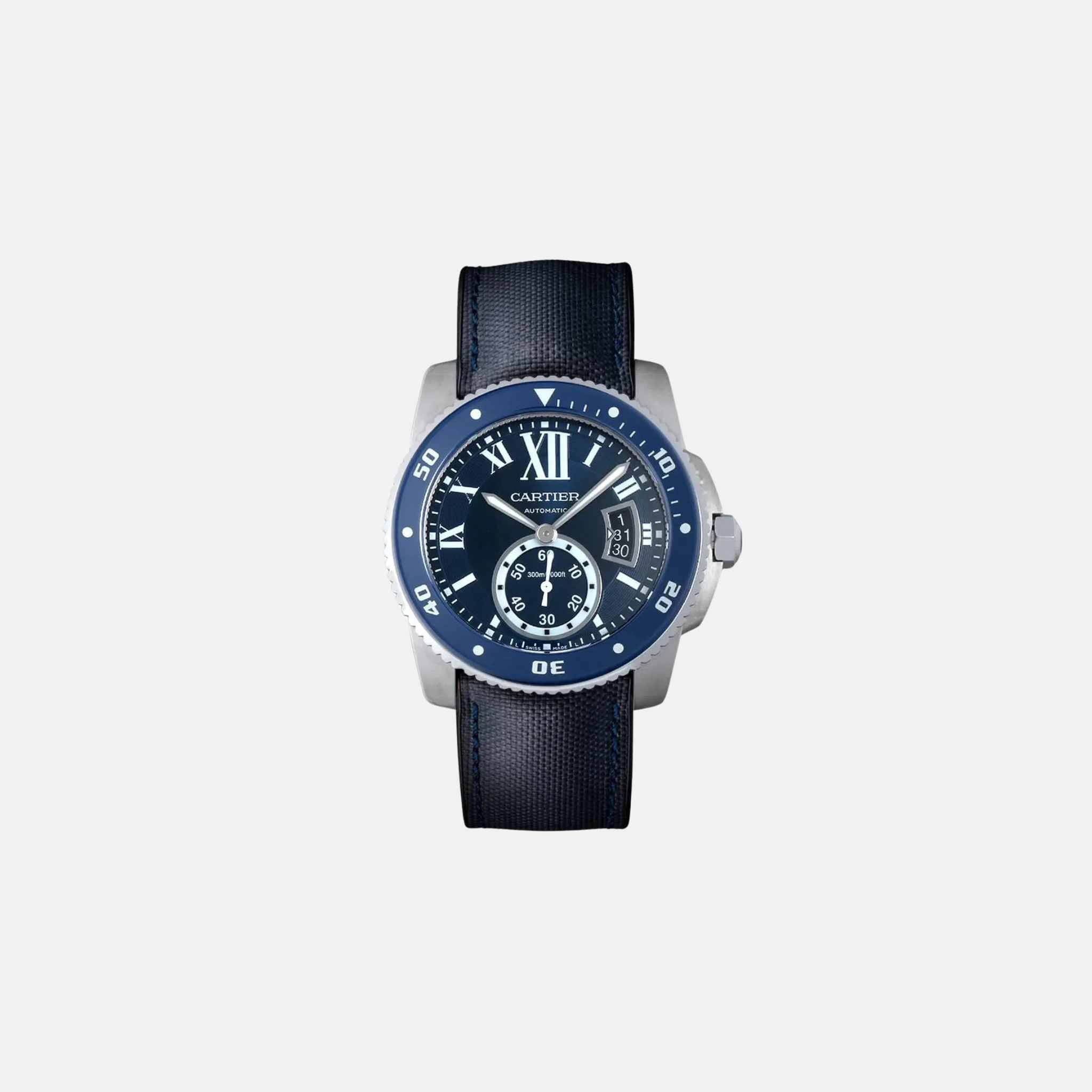 Cartier Calibre Diver Stainless Steel 42mm Men Watch WSCA0010, Front