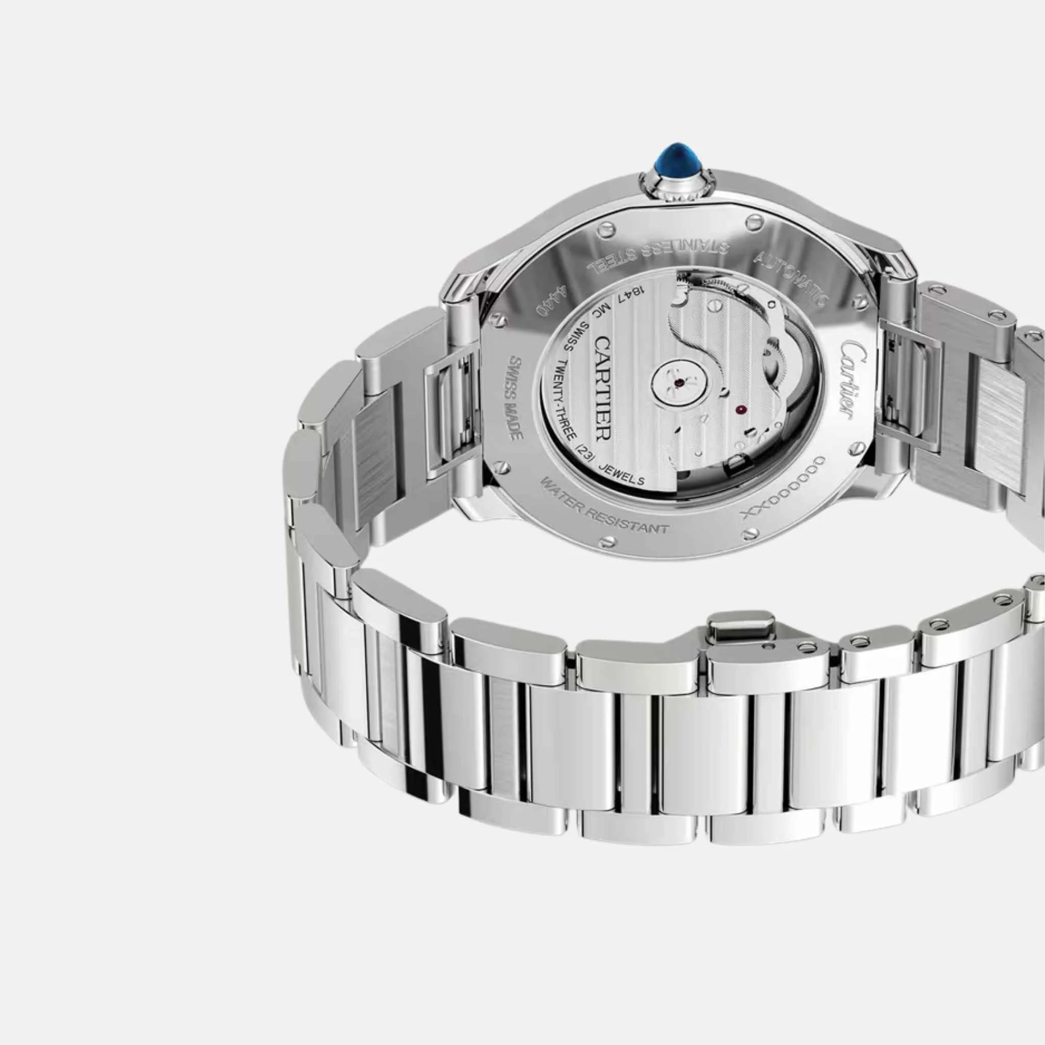 Cartier Ronde Must 40mm Steel Automatic WSRN0035, Back