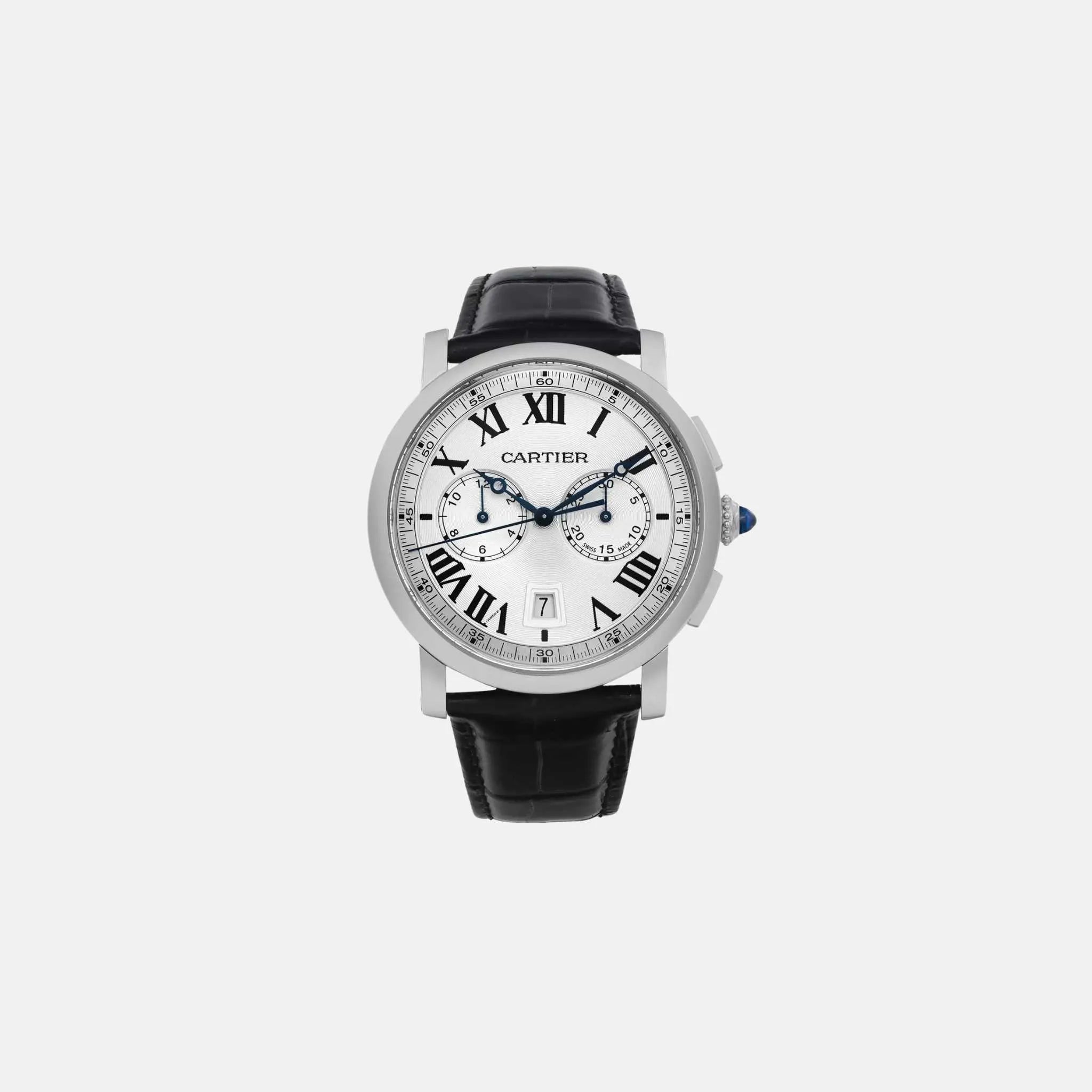 Cartier Rotonde De Cartier Chronograph Stainless Steel 40mm WSRO0002, Front