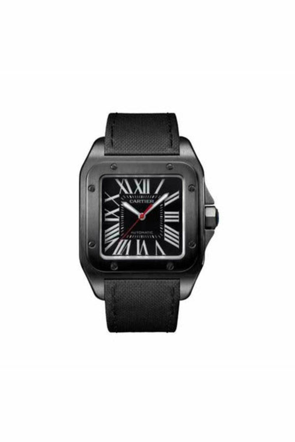 Santos 100 51.1Mm X 41.3Mm Stainless Steel & Adlc Men&