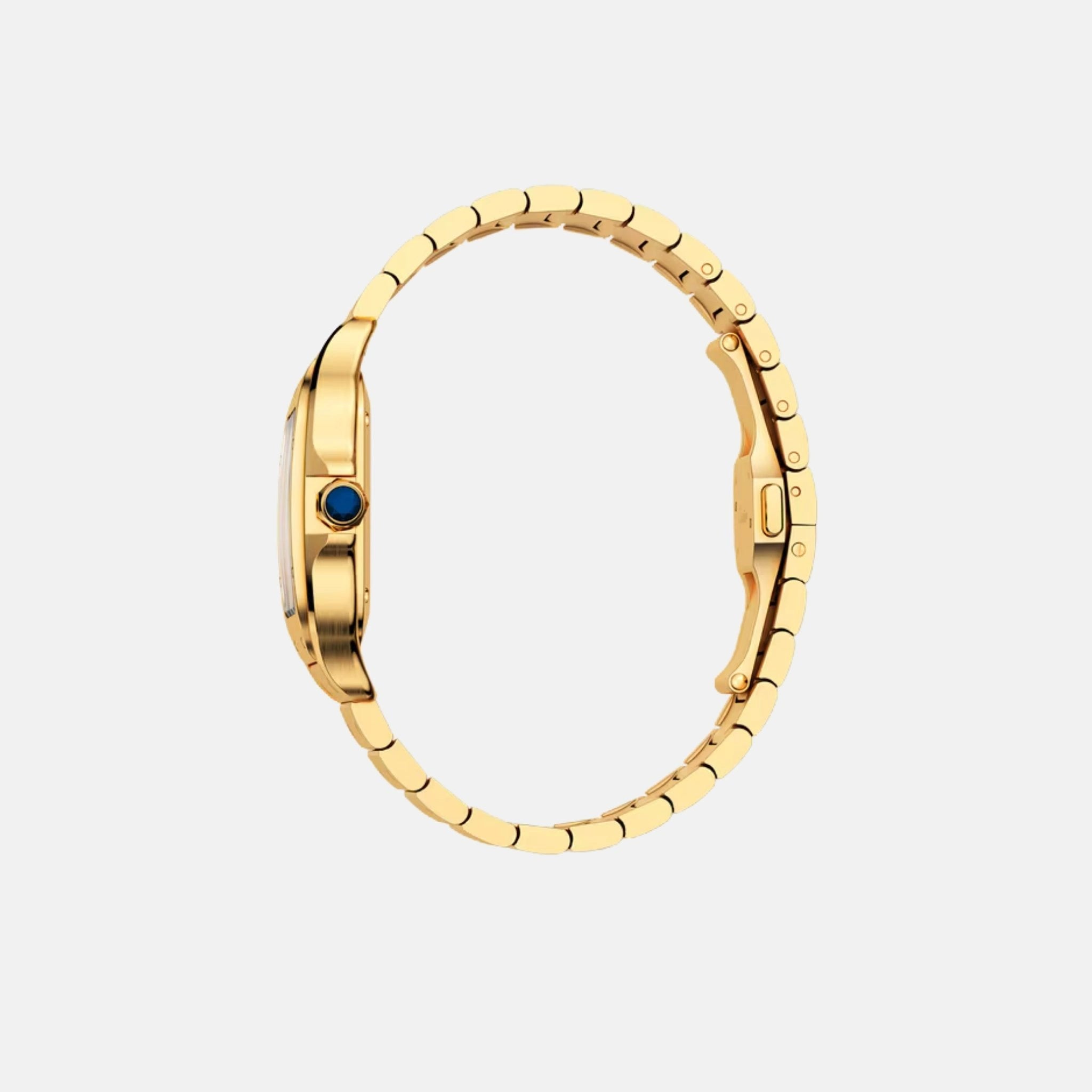Cartier Santos Medium Model 18K Yellow Gold Automatic WGSA0030, Side