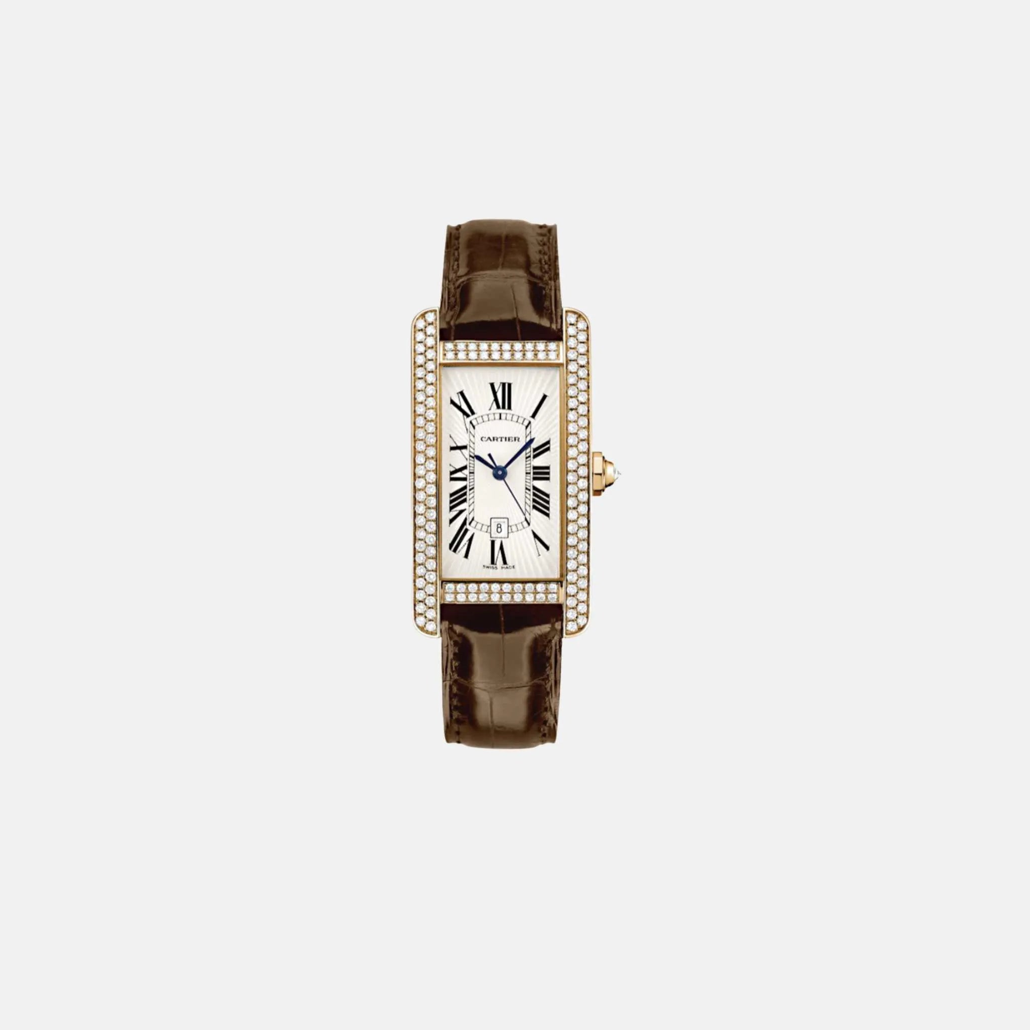 Cartier Tank Americaine Rose Gold 41.4X22.6 mm WB704751, Front