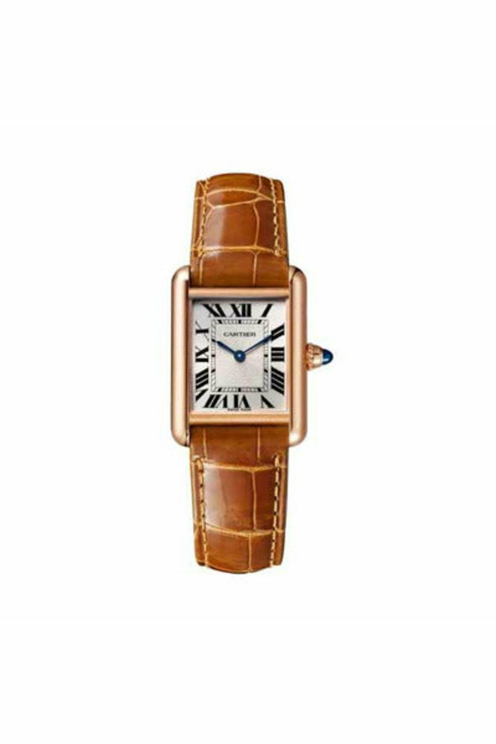 Cartier Tank Louis Cartier 29.55Mm X 22Mm 18Kt Rose Gold Ladies Watch Sands UAE