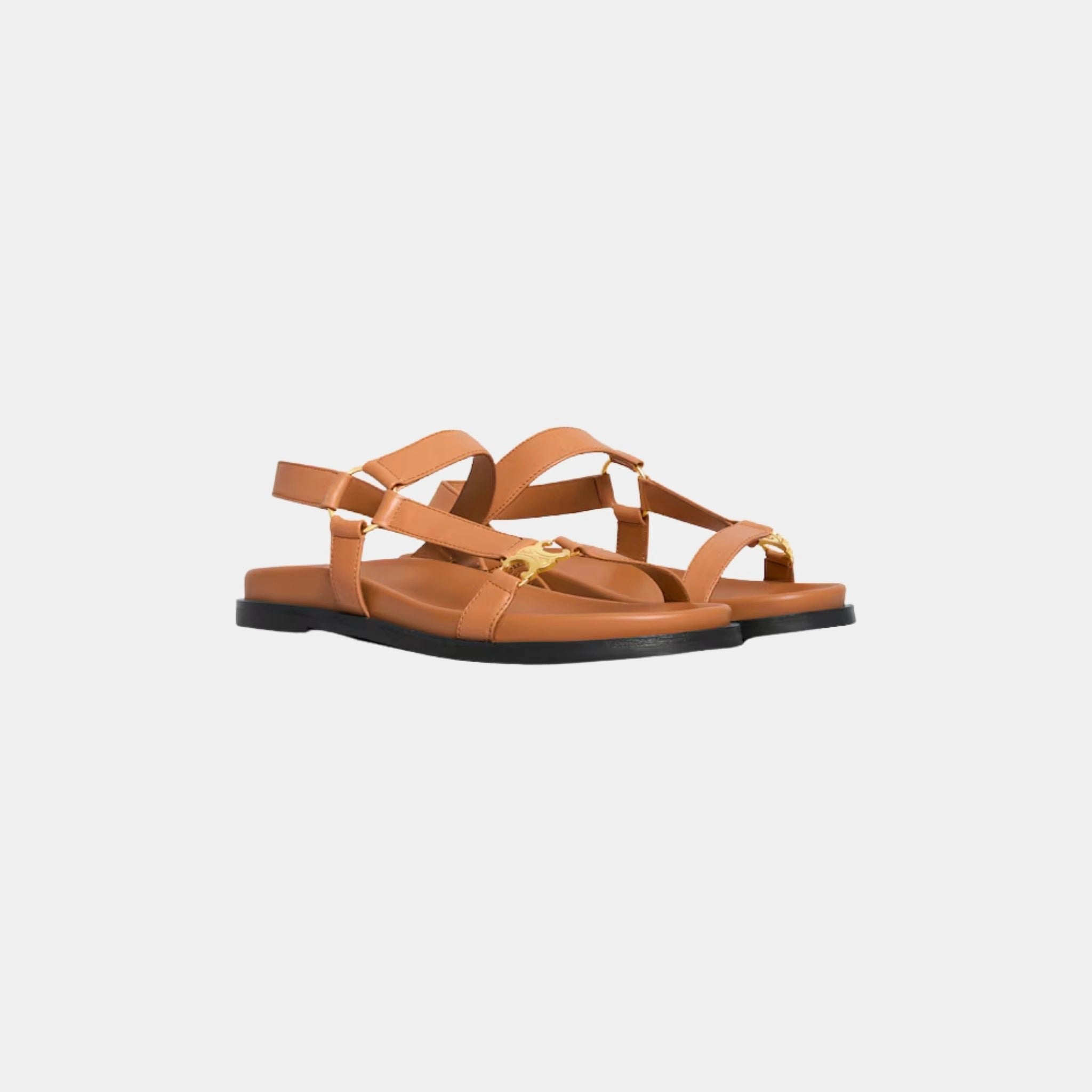 Celine Maud Sandal With Triomphe in Calfskin