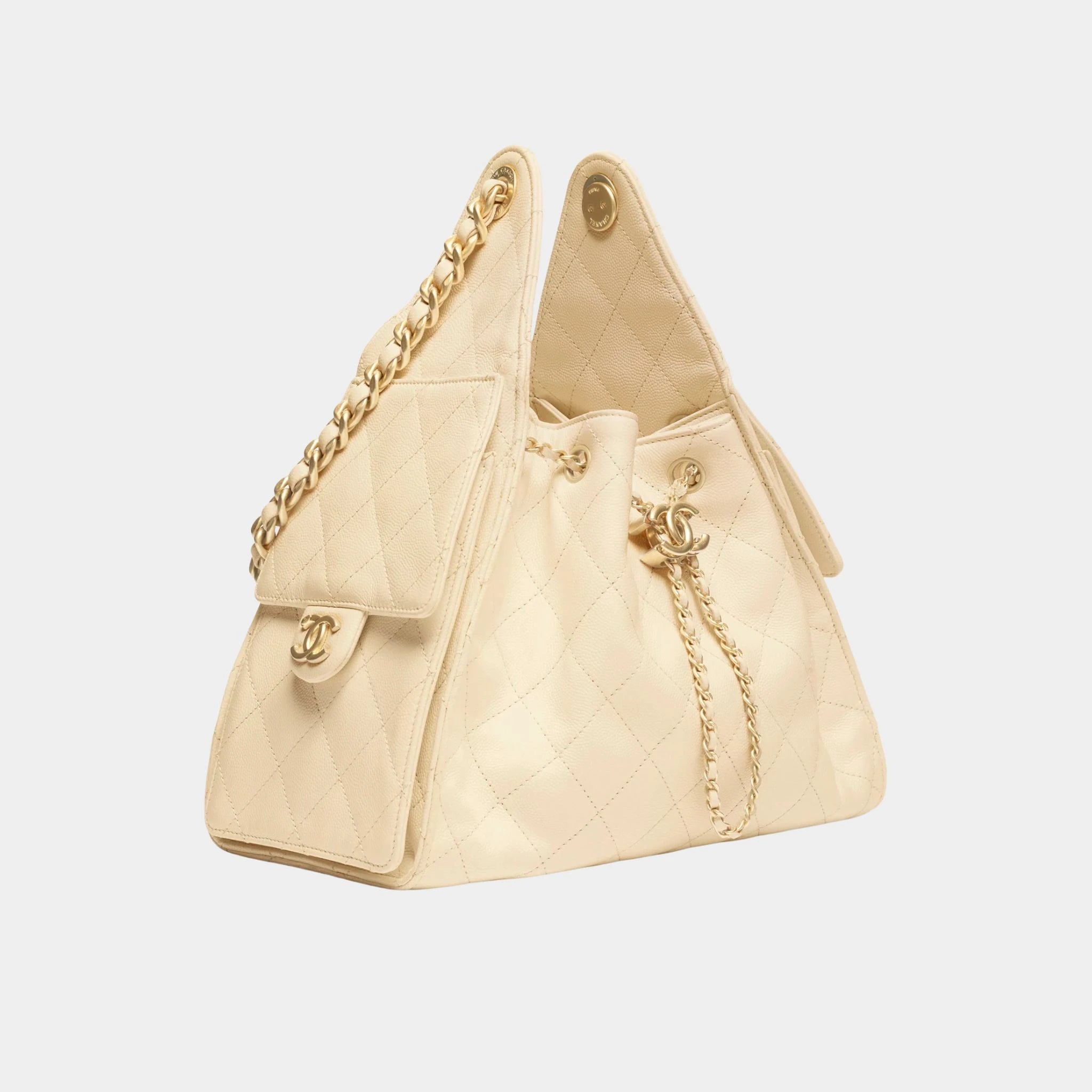 Chanel 25 Small Handbag Calfskin & Gold-Tone Metal