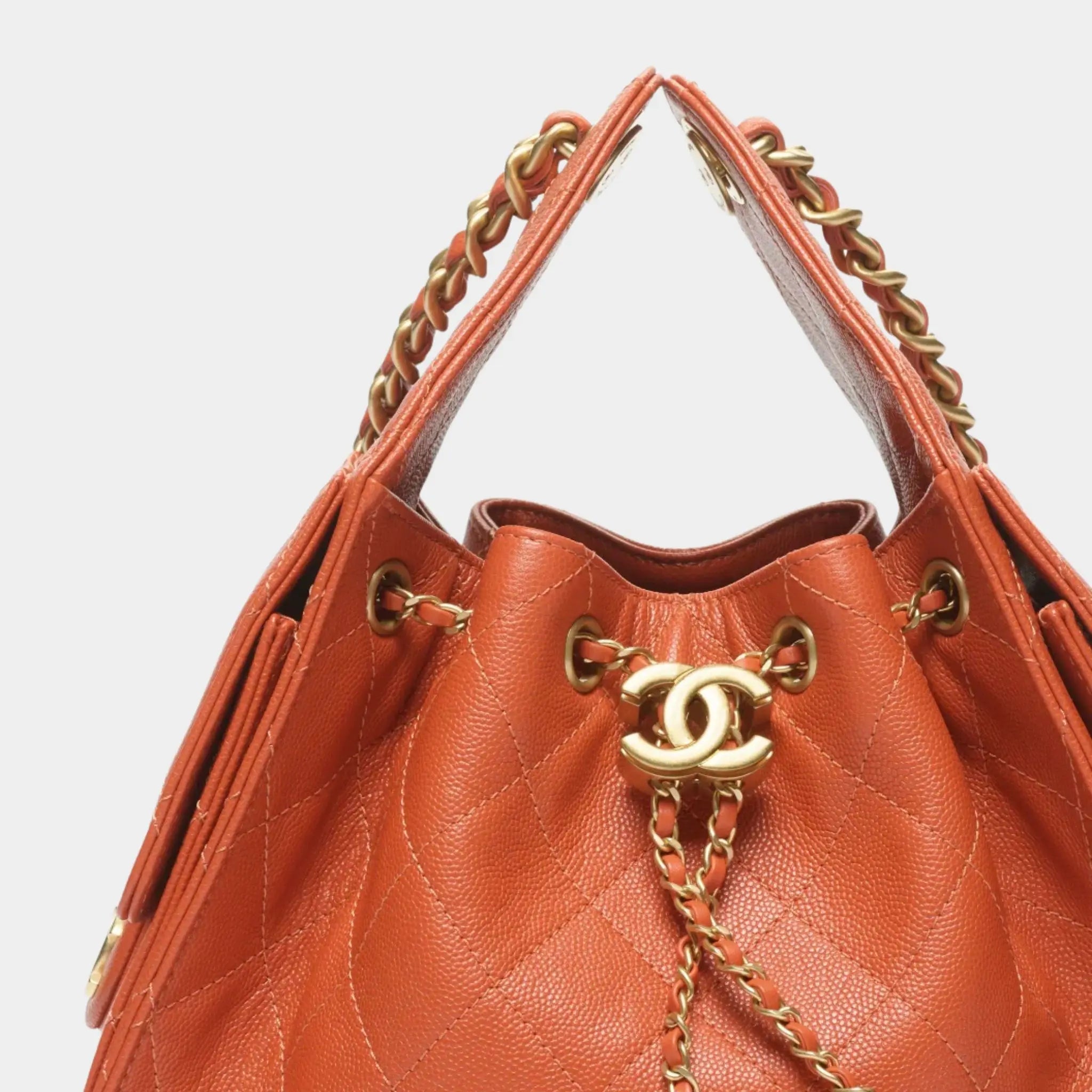 Chanel 25 Small Handbag Calfskin & Gold-Tone Metal
