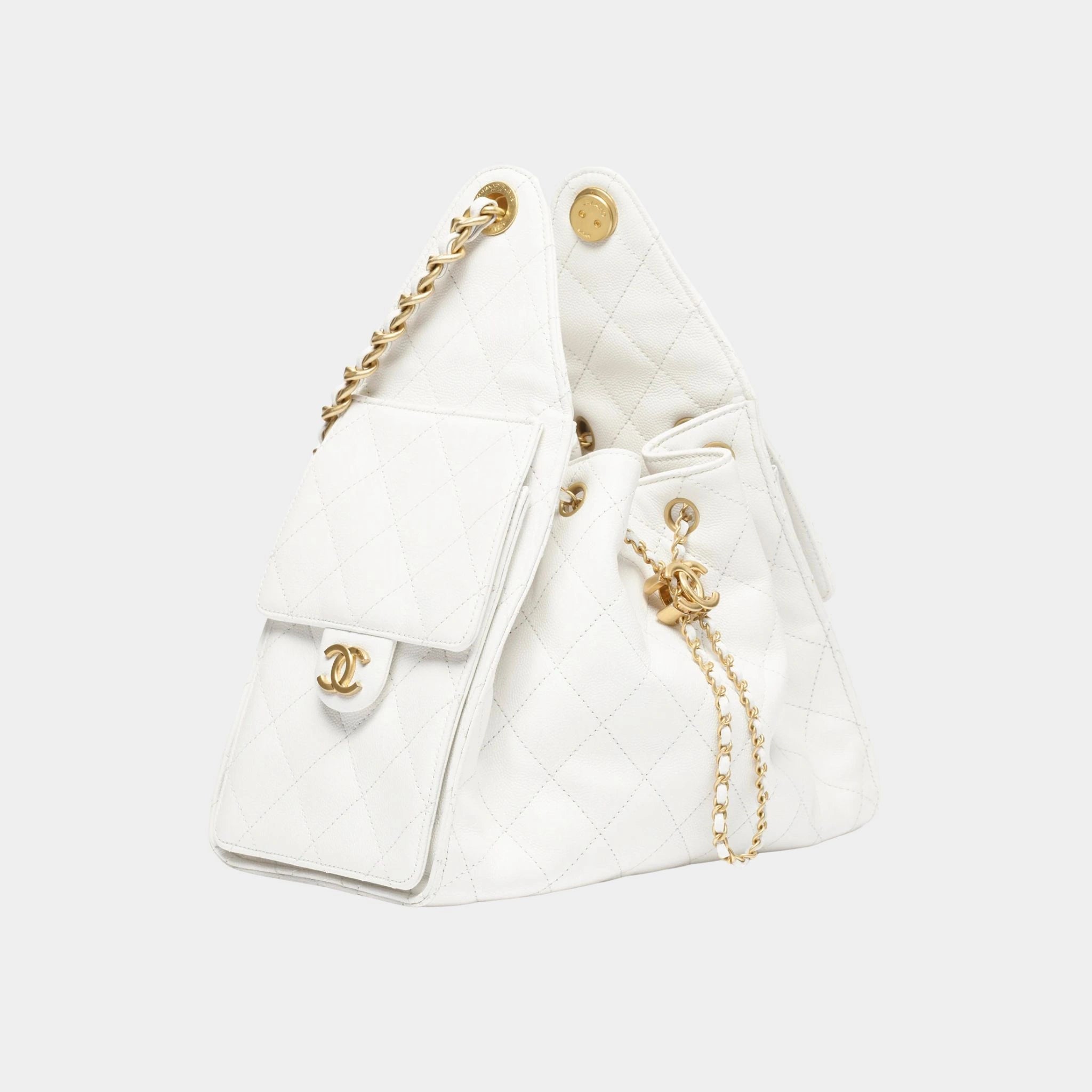 Chanel 25 Small Handbag Calfskin & Gold-Tone Metal