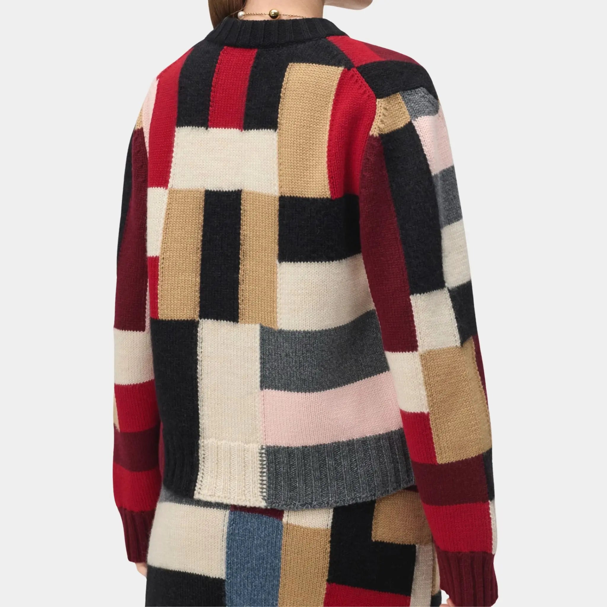 Chanel Cardigan Cashmere & Wool Black, Red & Multicolor