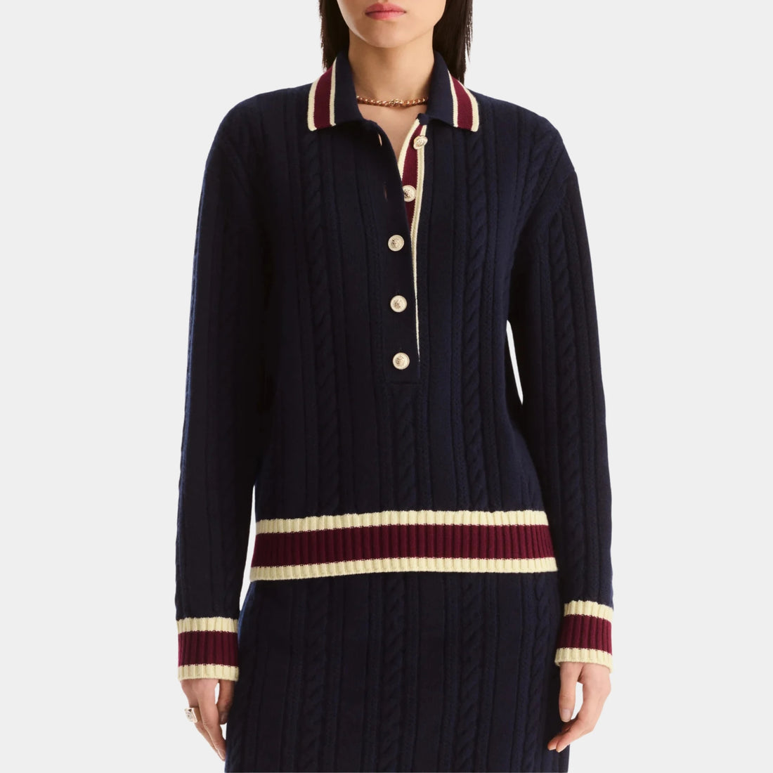 Cardigan in Cashmere & Cotton