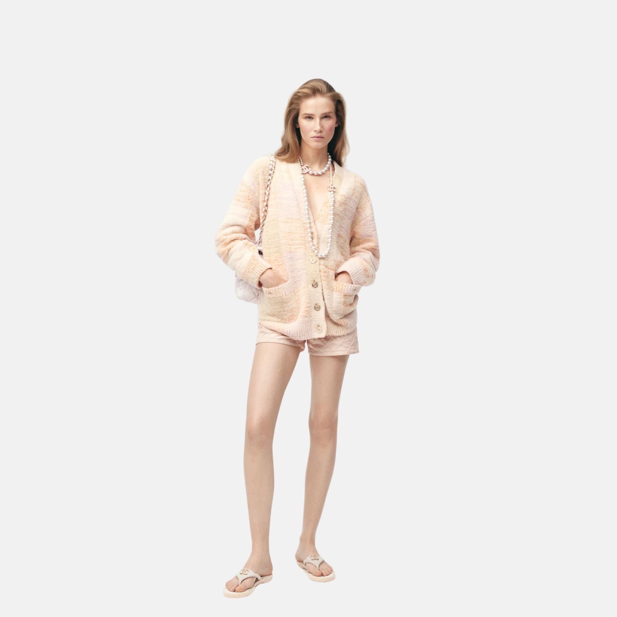 Chanel Cardigan In Cotton And Mixed Fibres Coco Beach Collection, Full
