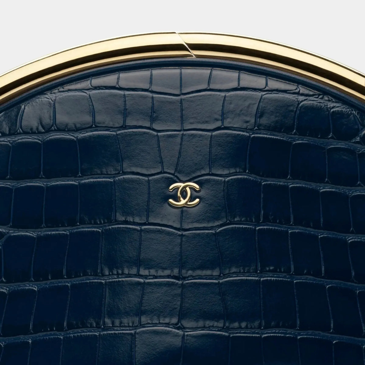 Clutch Calfskin & Gold Metal