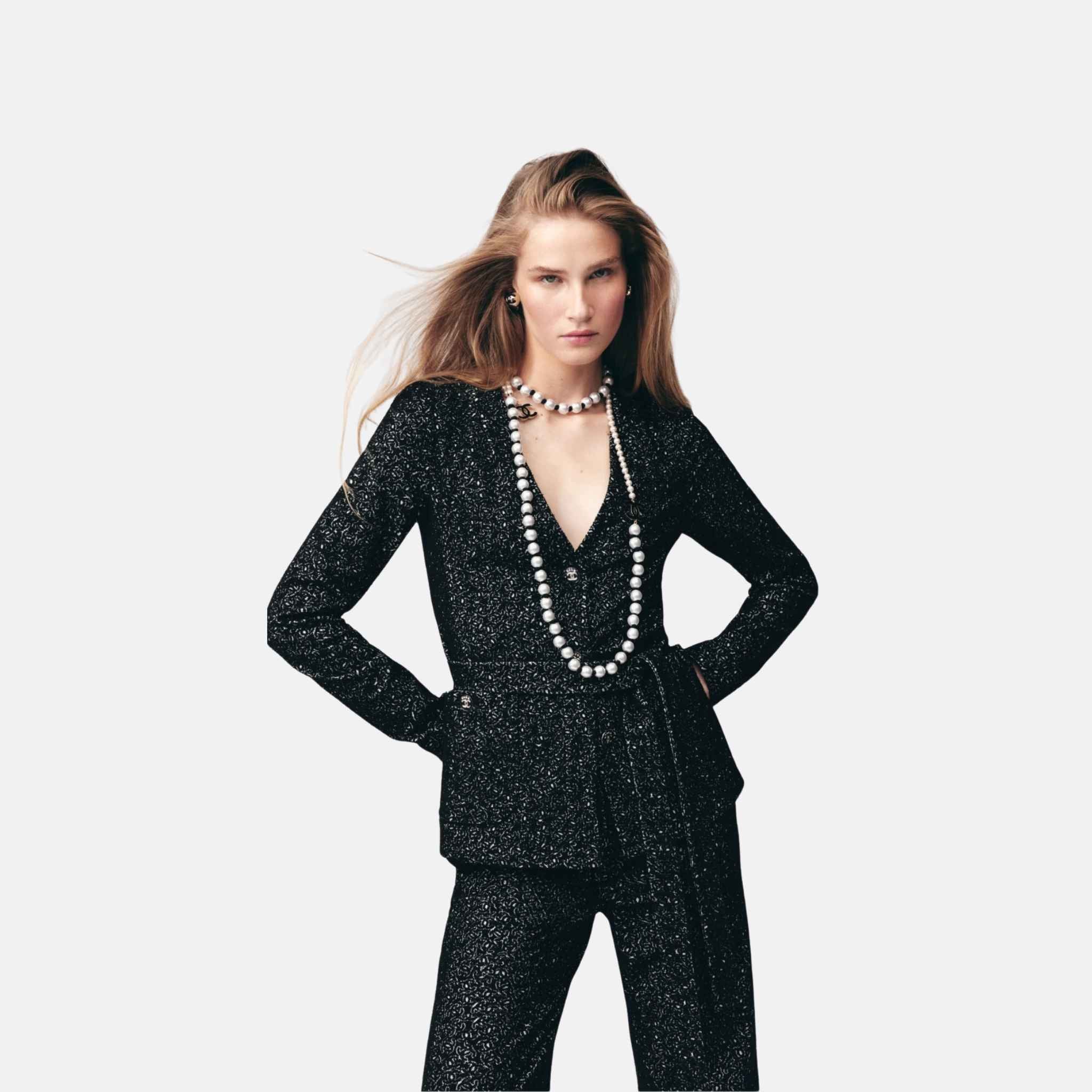 Chanel Jacket In Cotton And Mixed Fibres Coco Beach Collection, Front