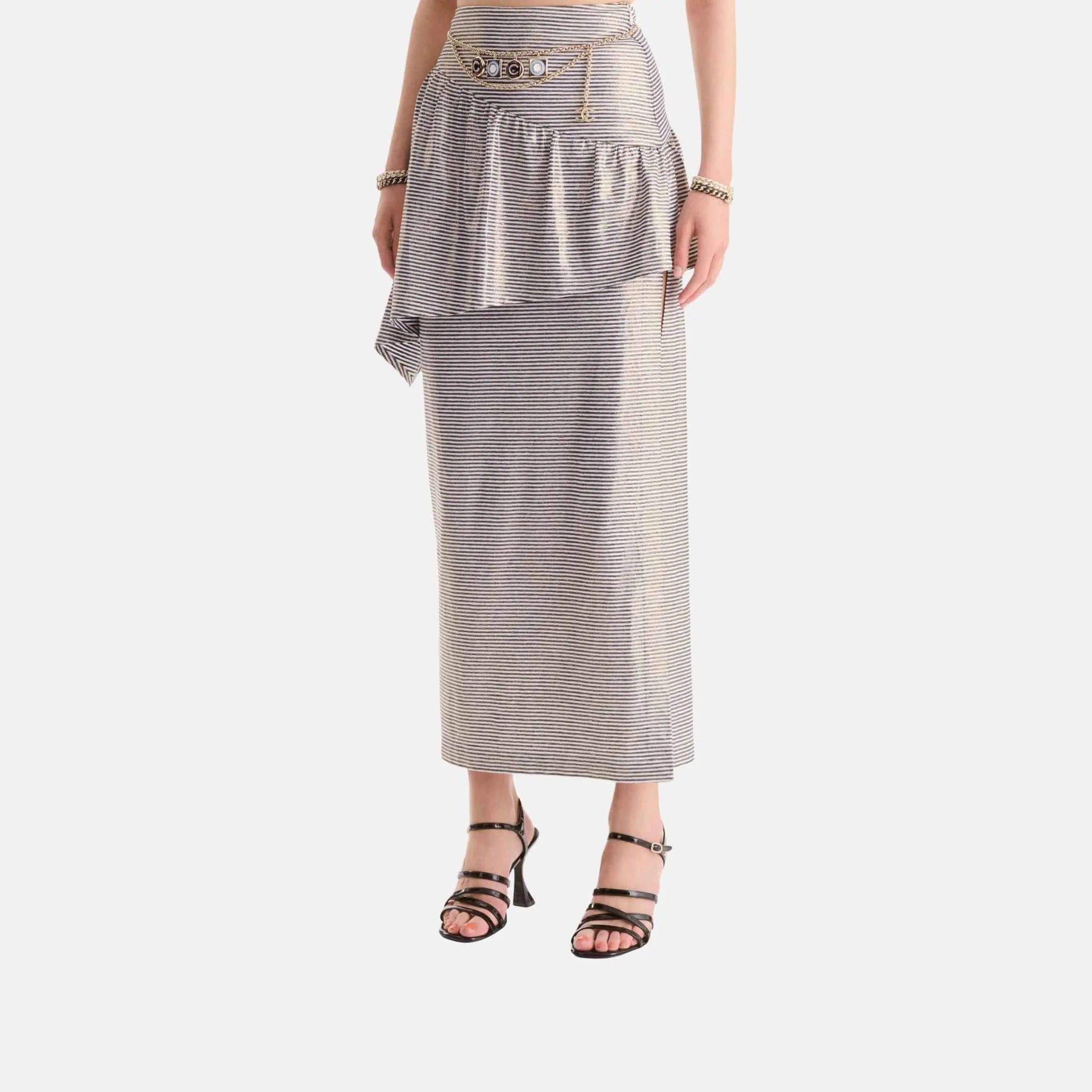 Chanel Long Skirt in Linen