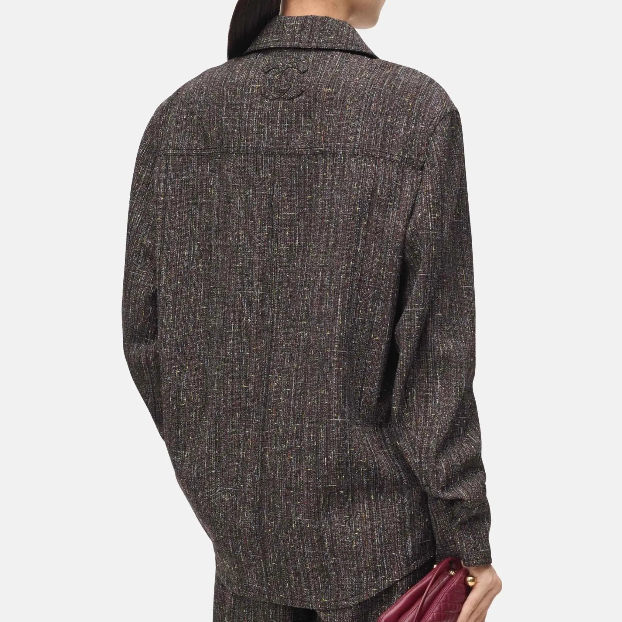 Long Sleeved Shirt Mixed Fibers