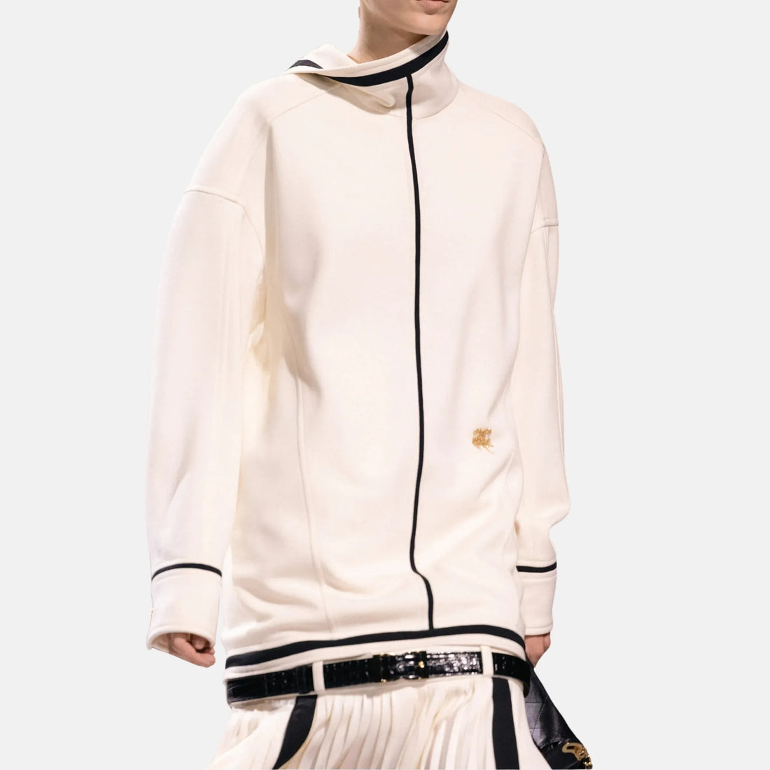Chanel Long Sleeved Top in Moonlight White