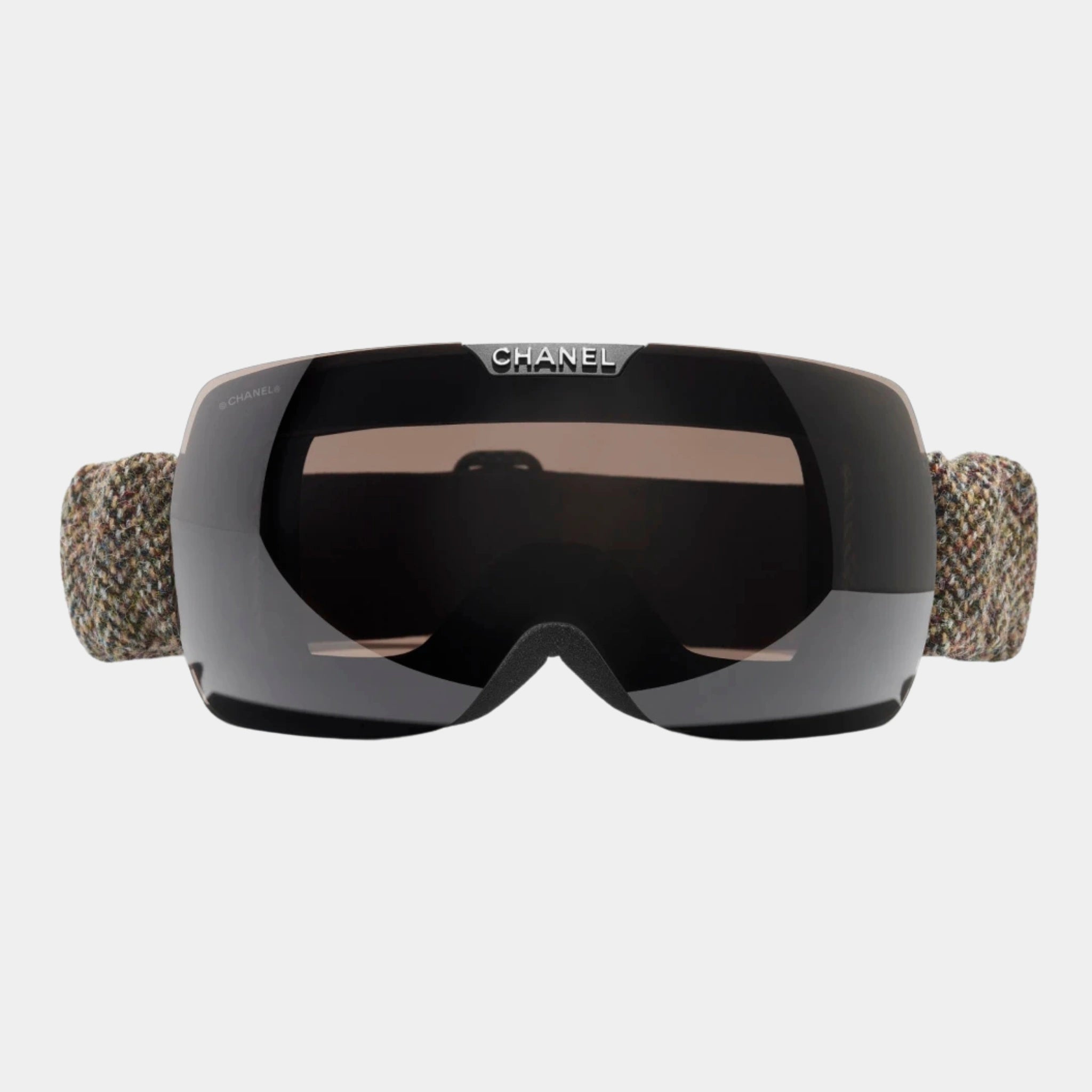 Chanel Mask Glasses in Nylon and Tweed