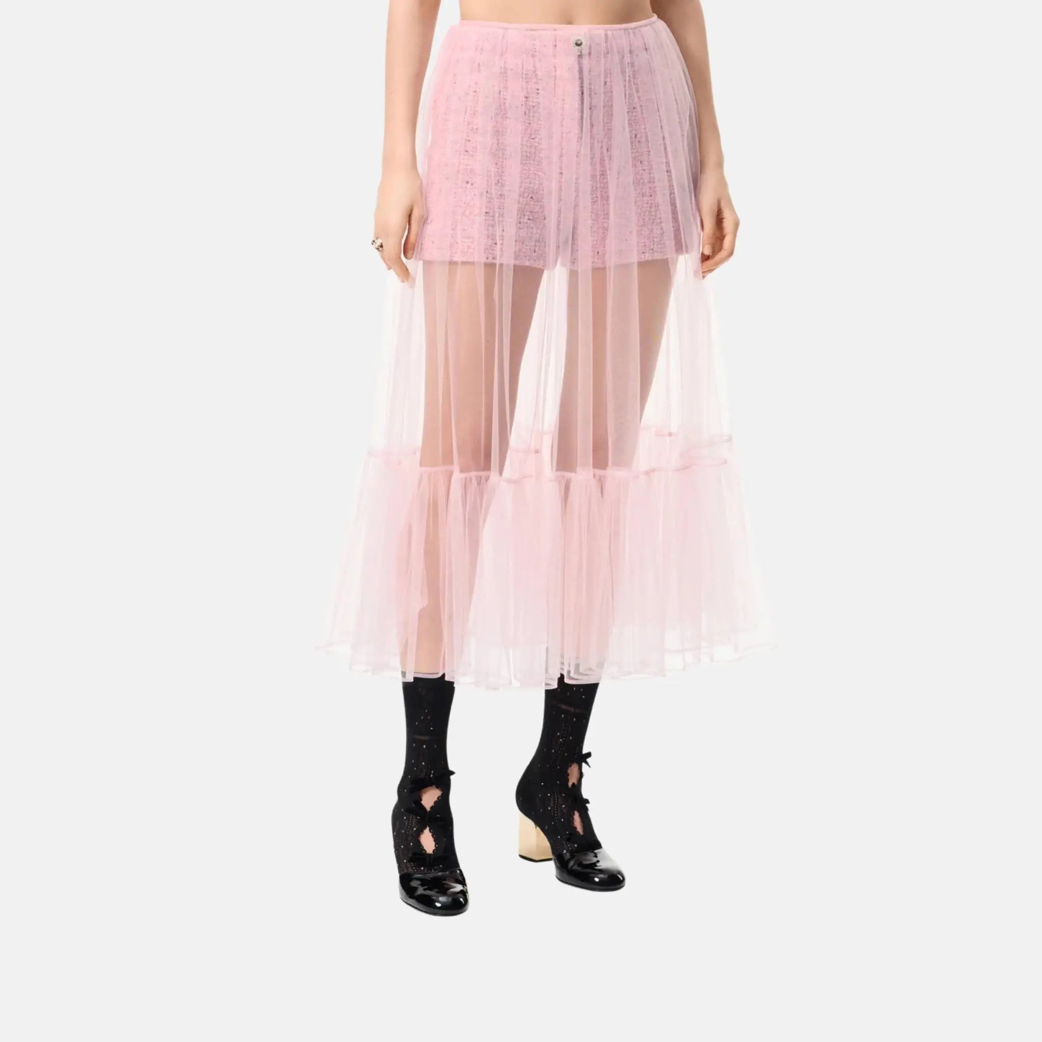Chanel Midi Skirt Tulle