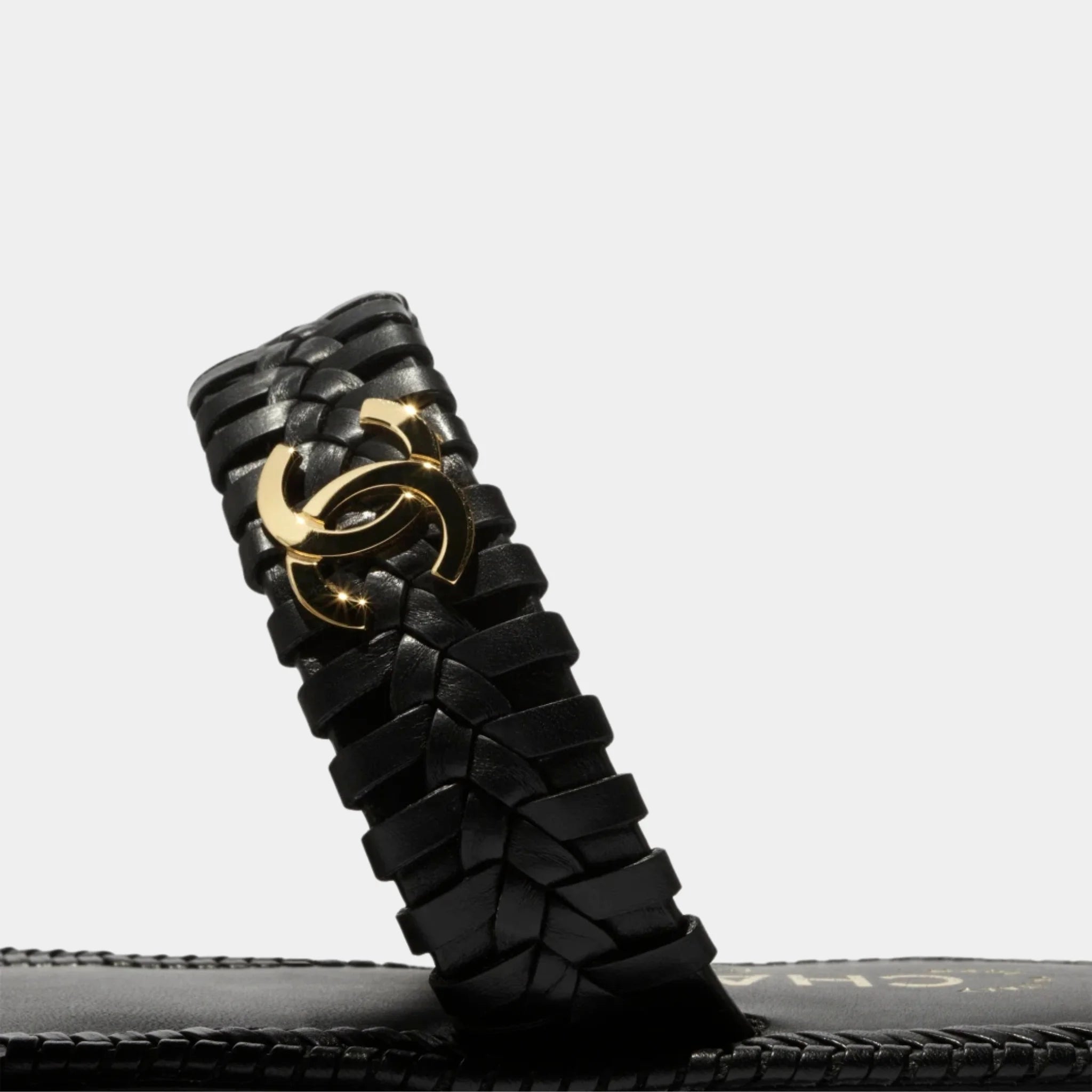 Chanel Mules in Calfskin, Black, Close